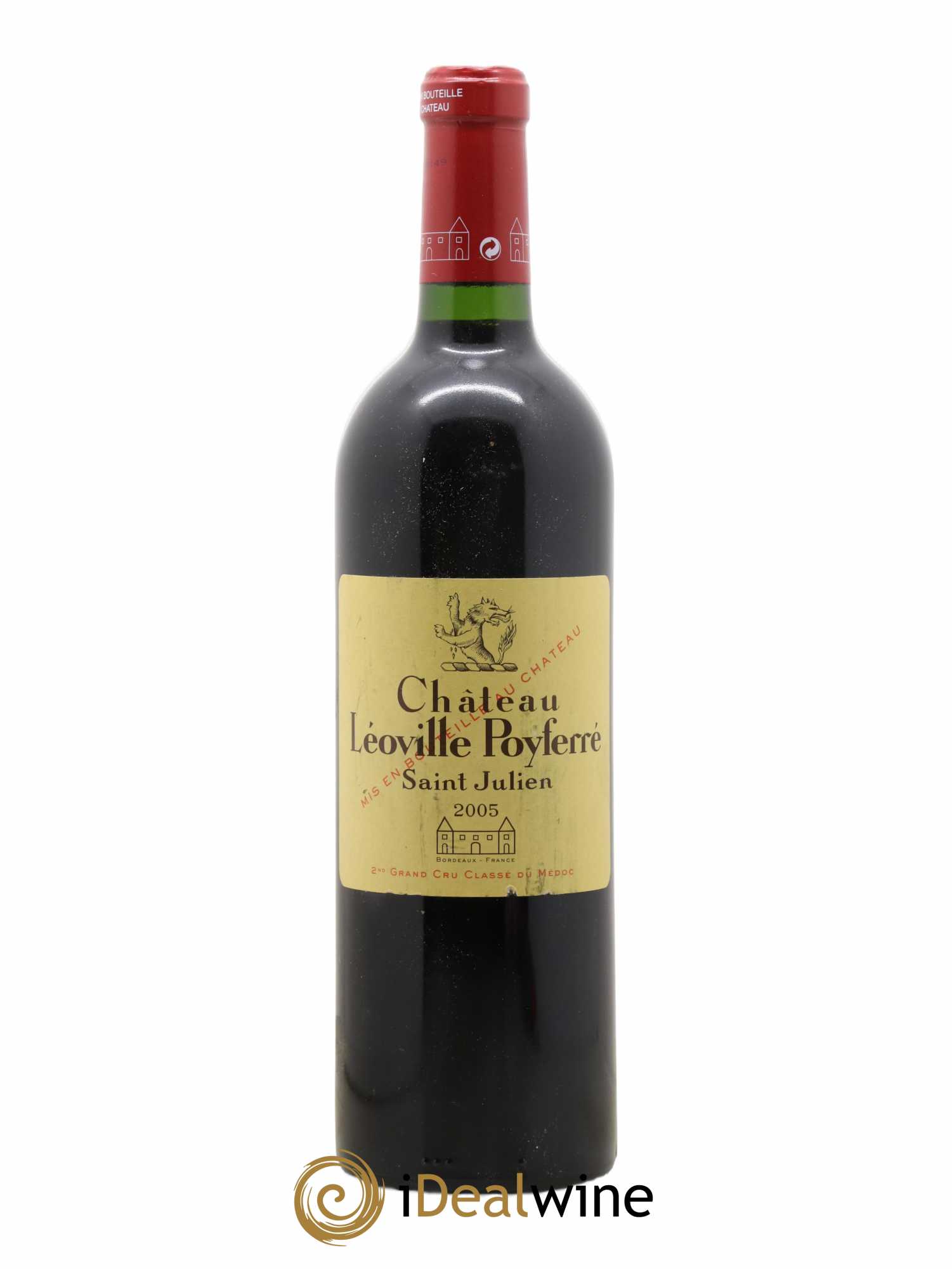 Château Léoville Poyferré 2ème Grand Cru Classé 2005 - Lot de 1 bouteille - 0
