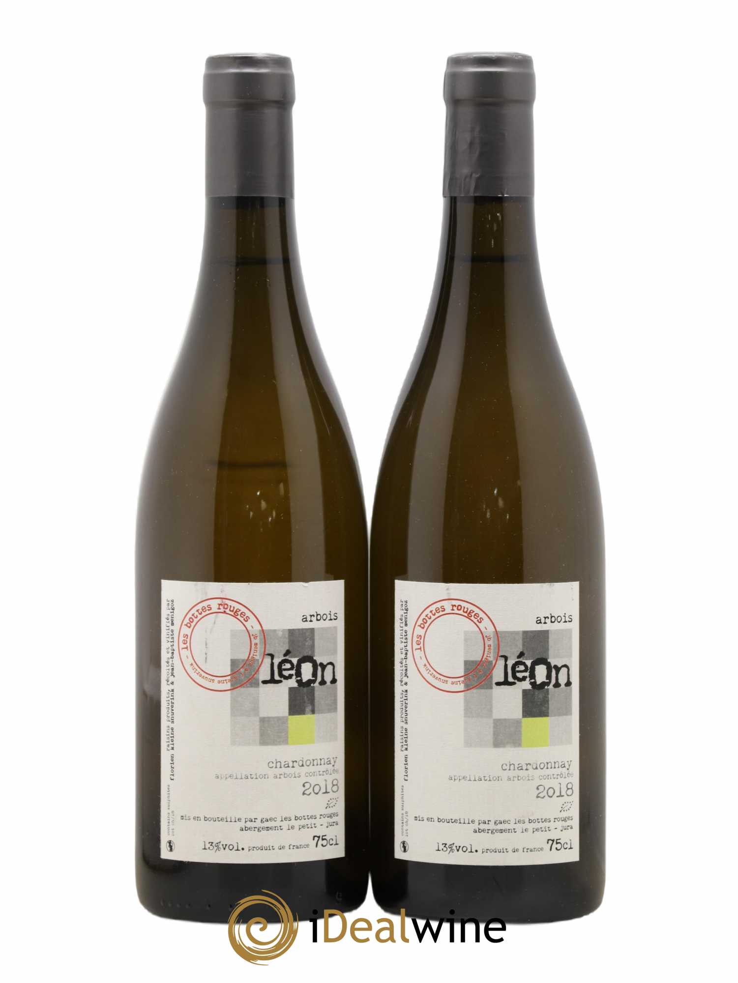 Arbois Chardonnay Léon Les Bottes Rouges 2018 - Lotto di 2 bottiglie - 0
