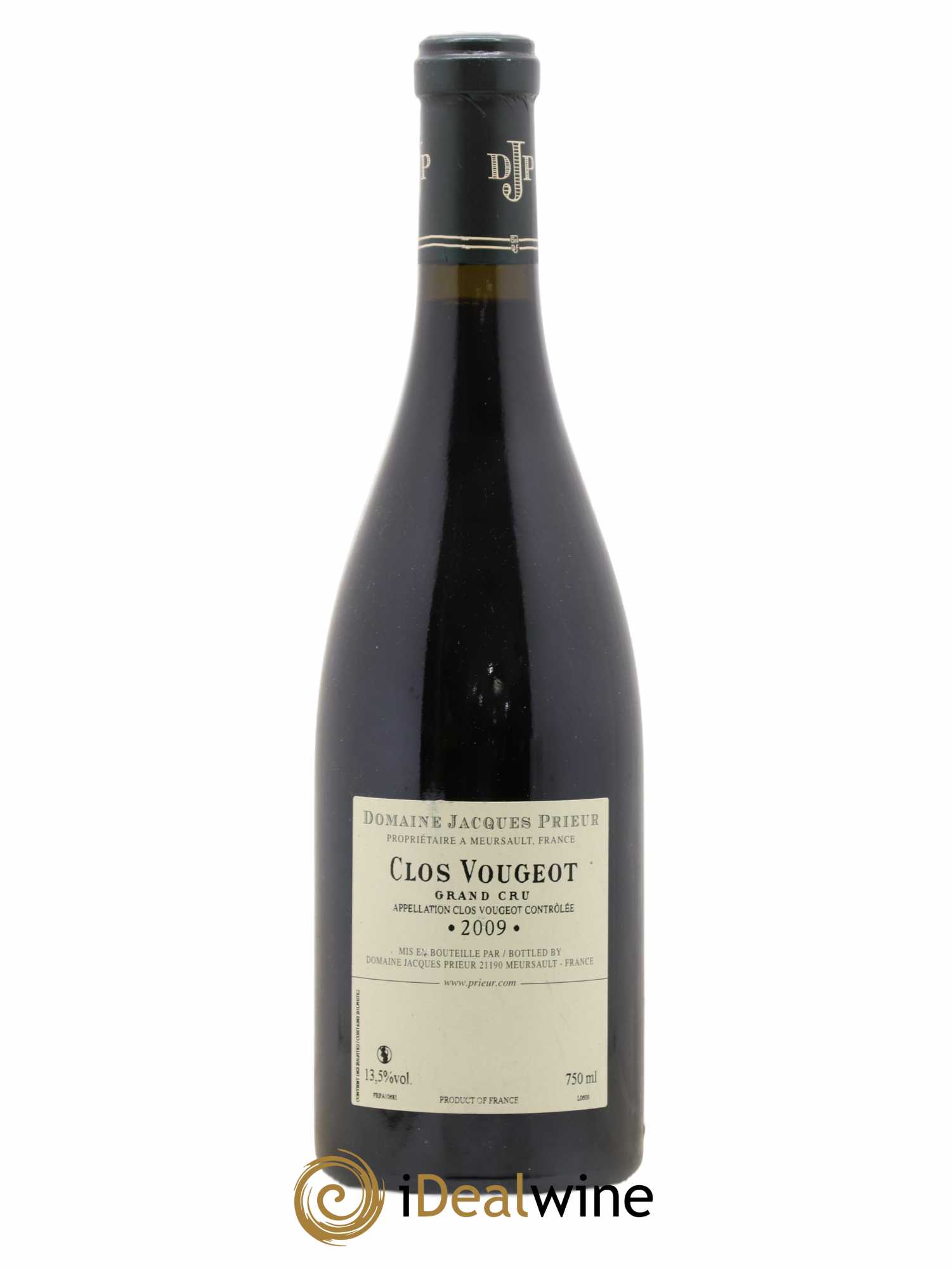 Clos de Vougeot Grand Cru Jacques Prieur (Domaine) 2009 - Lot de 1 bouteille - 1