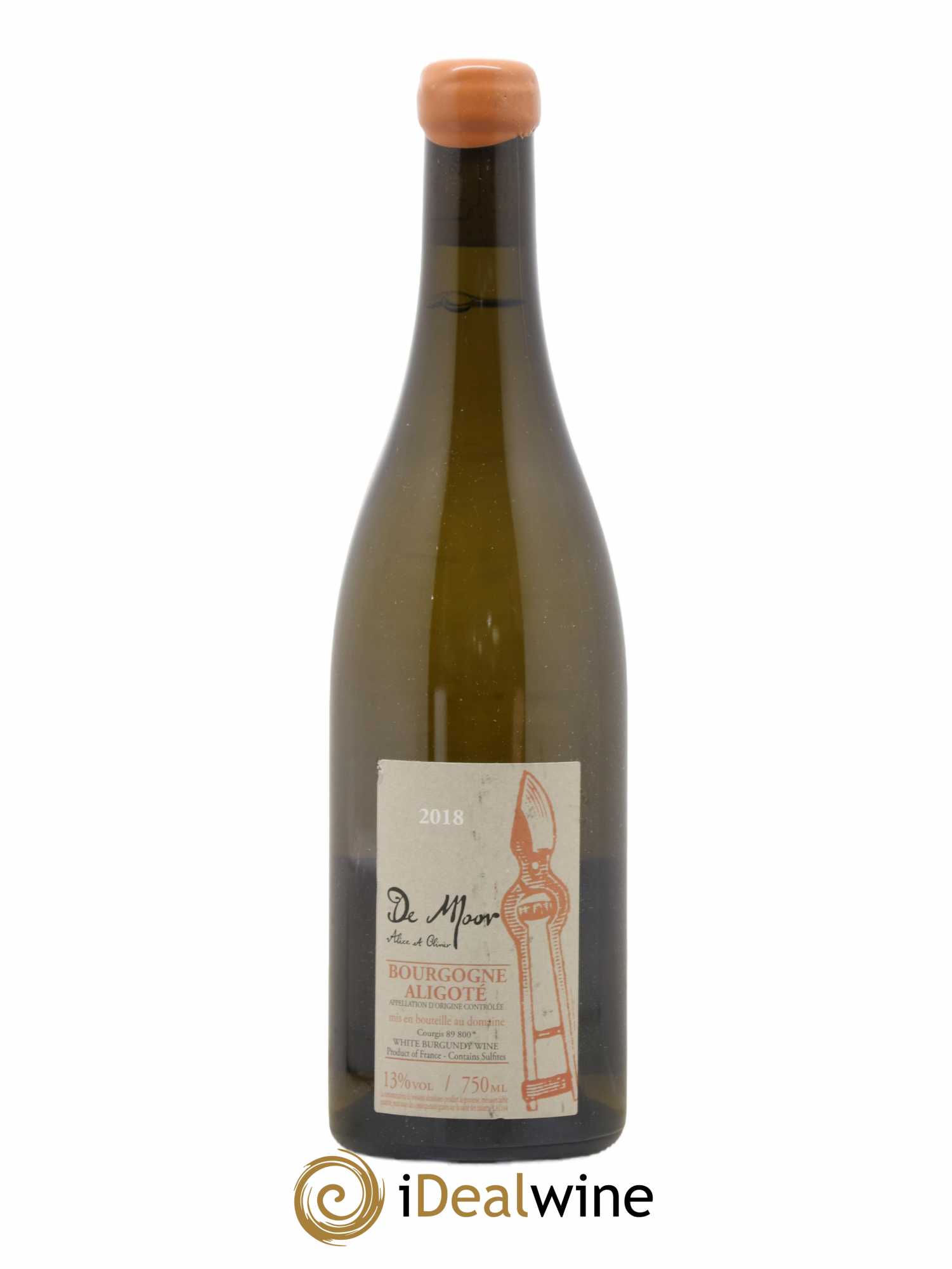 Bourgogne Aligoté Alice et Olivier De Moor 2018 - Lot de 1 bouteille - 0