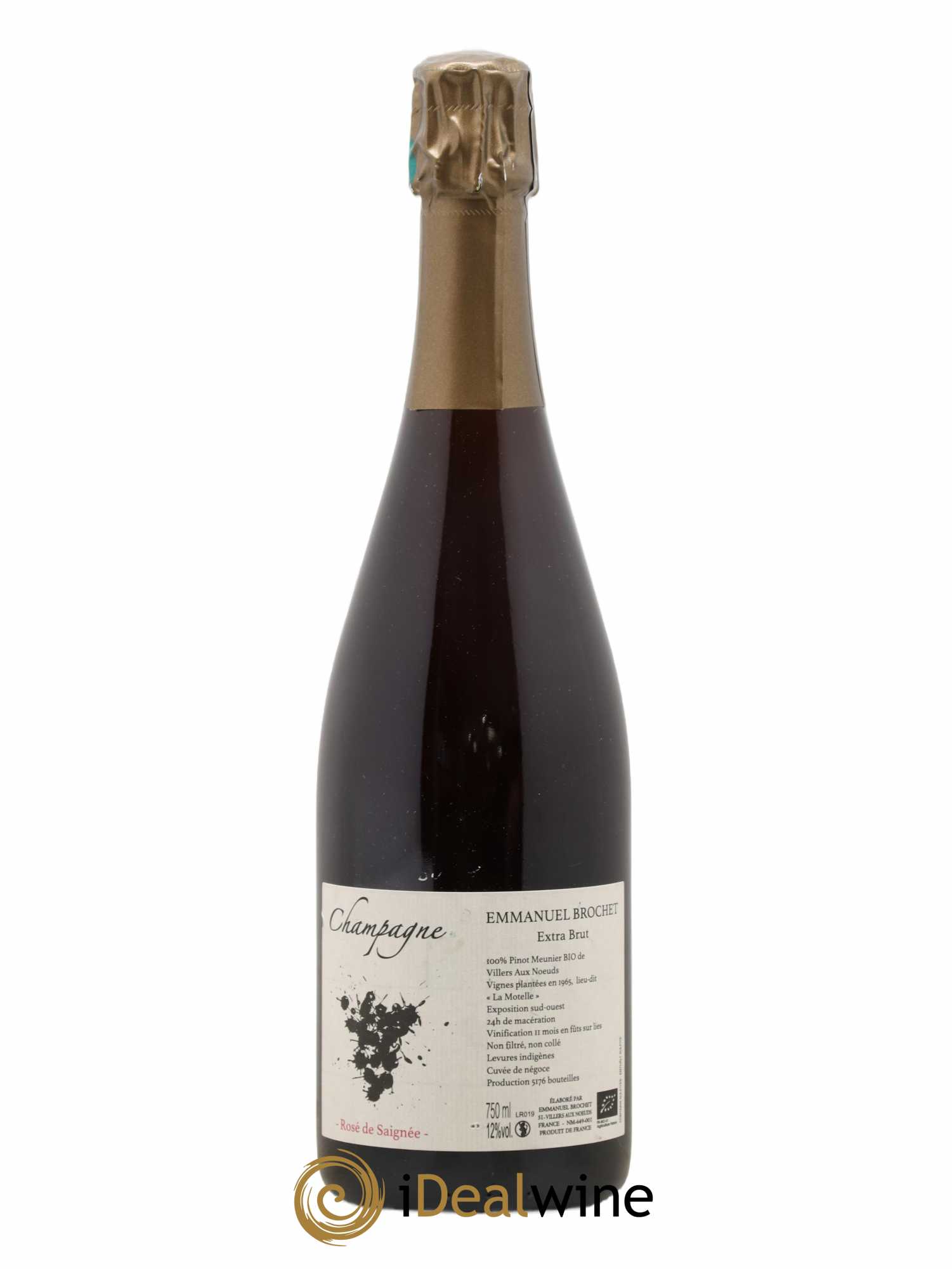 Rosé de Saignée Extra-Brut Emmanuel Brochet - Lot de 1 bouteille - 0