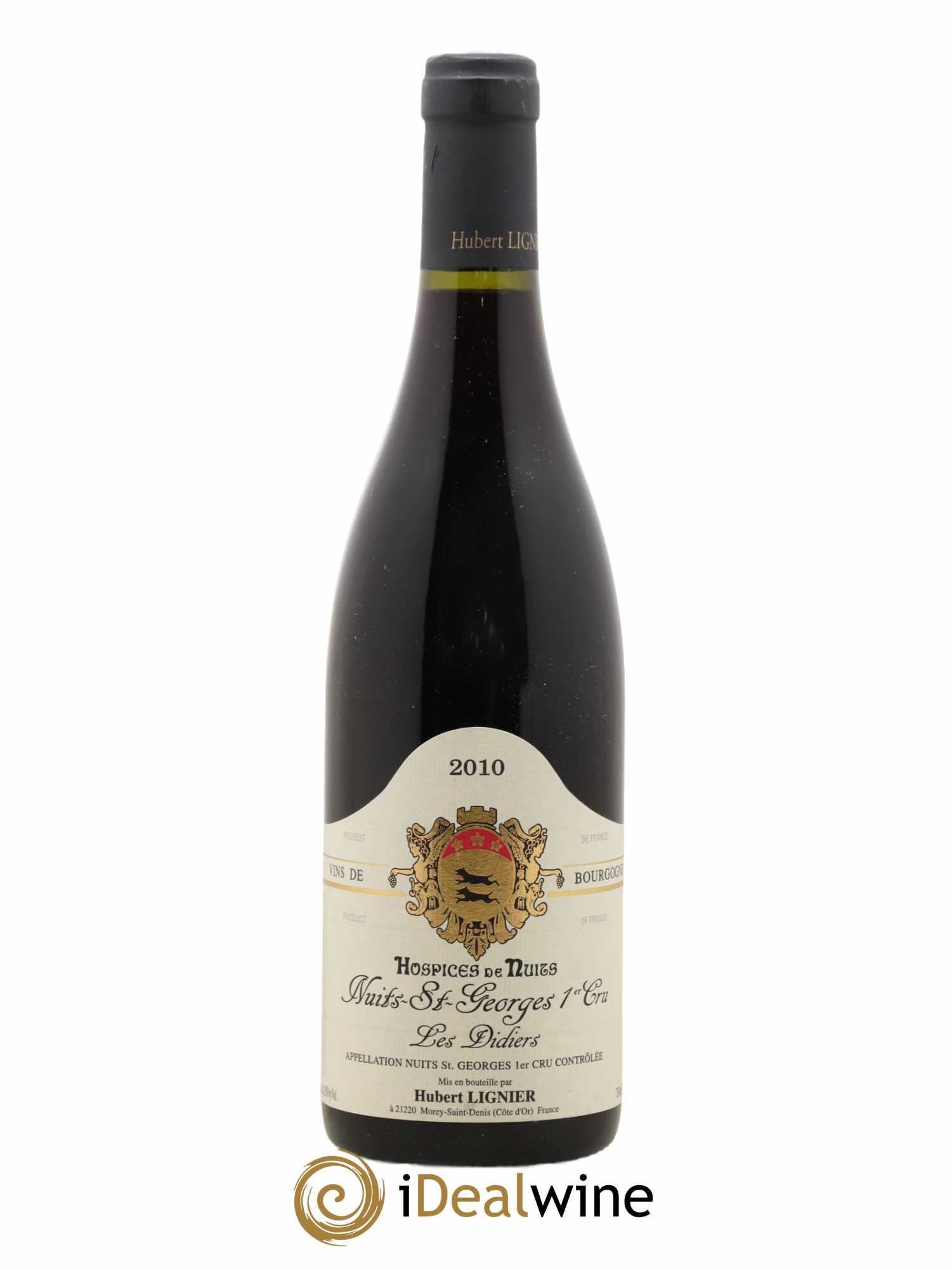 Nuits-Saint-Georges 1er Cru Les Didiers Hospices de Nuits Hubert Lignier (Domaine) 2010 - Lot de 1 bouteille - 0