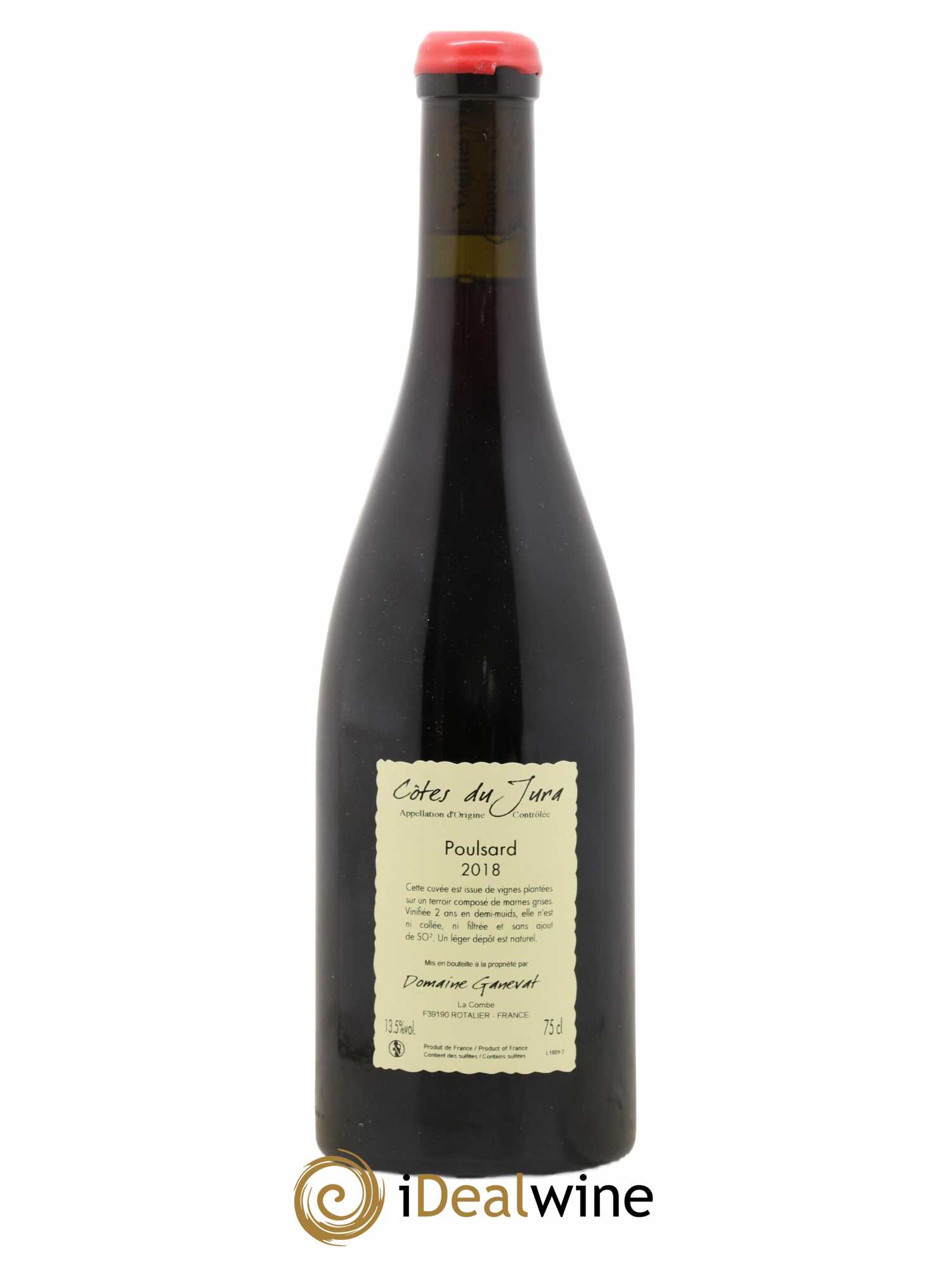 Côtes du Jura Les Chalasses Vieilles Vignes Poulsard Jean-François Ganevat (Domaine) 2018 - Lot de 1 bouteille - 1