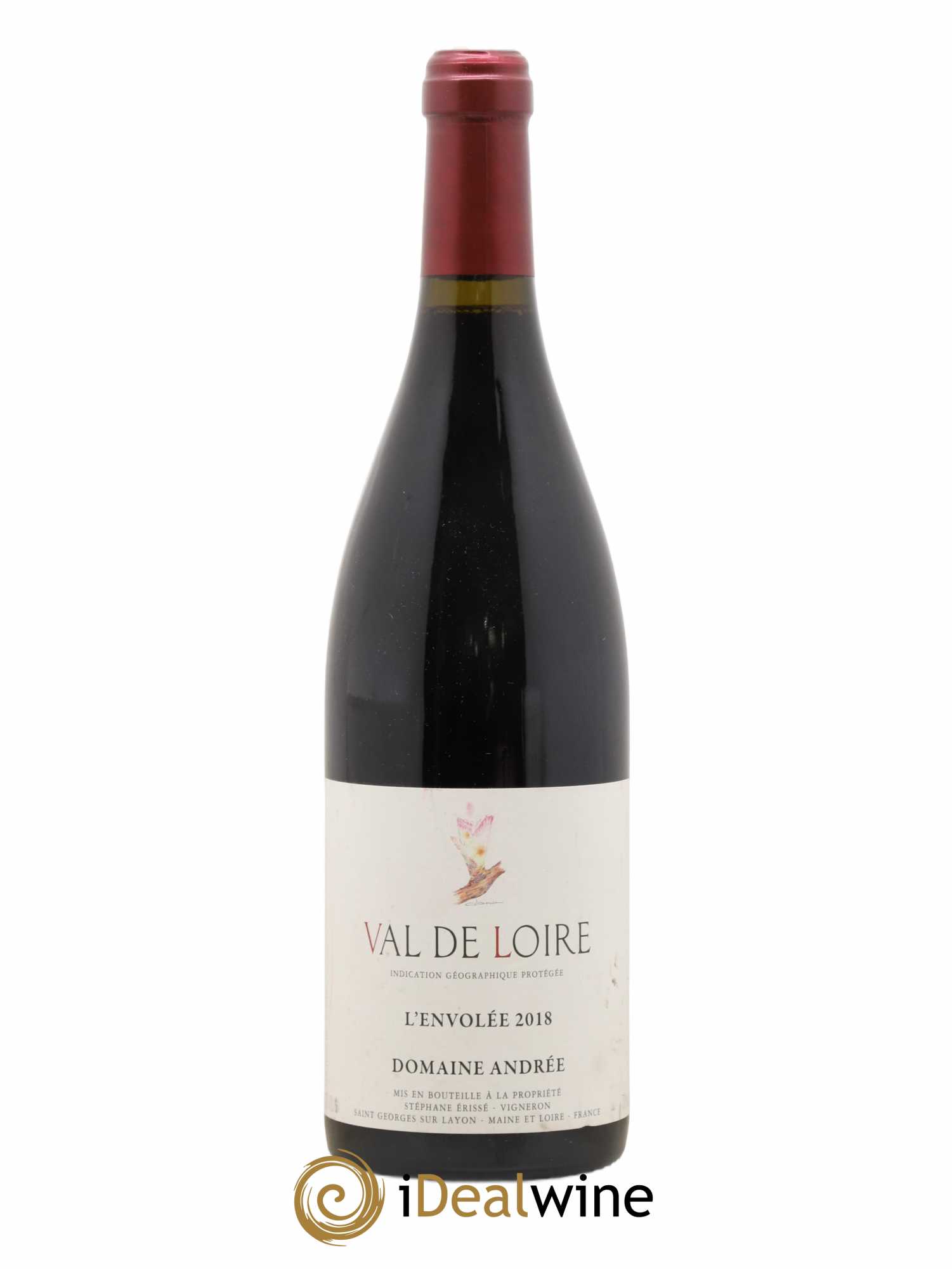 IGP Val de Loire L'Envolée Domaine Andrée 2018 - Lot de 1 bouteille - 0
