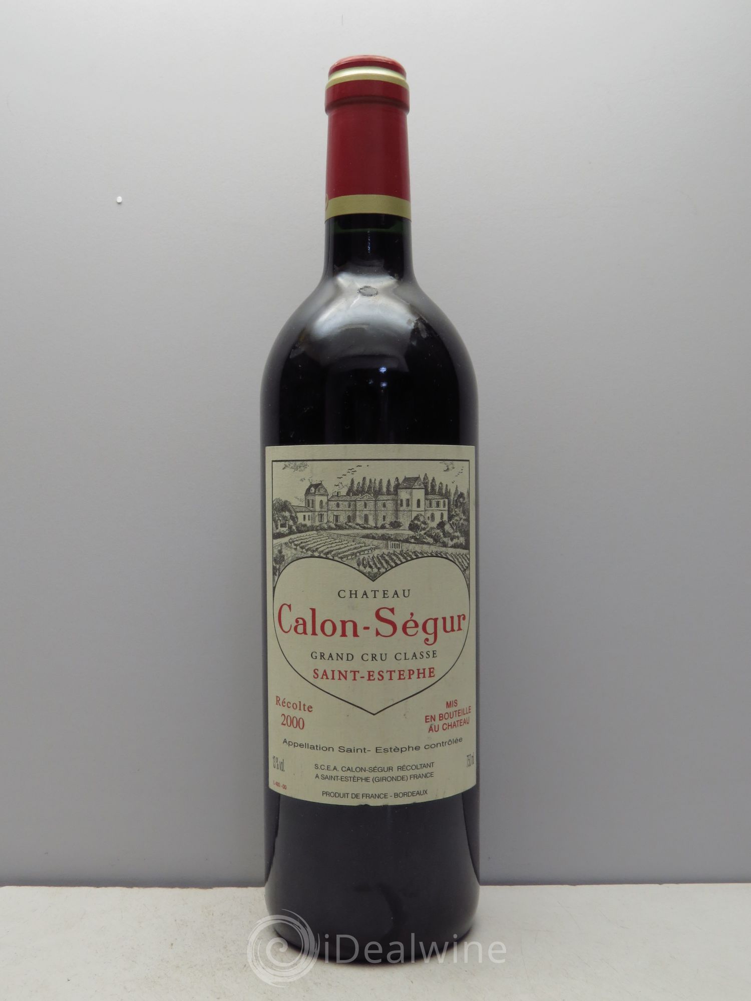 Château Calon Ségur 3ème Grand Cru Classé 2000 - Lot de 1 bouteille - 0