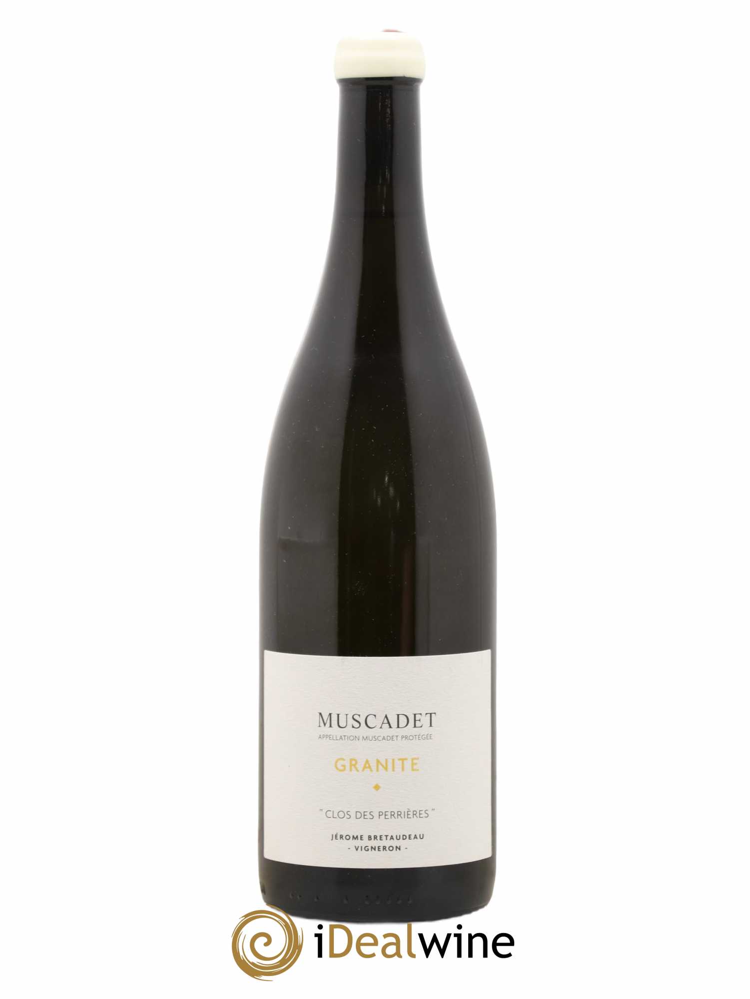 Muscadet-Sèvre-et-Maine Granite Clos des Perrières Jérôme Bretaudeau - Domaine de Bellevue 2019 - Lot de 1 bouteille - 0