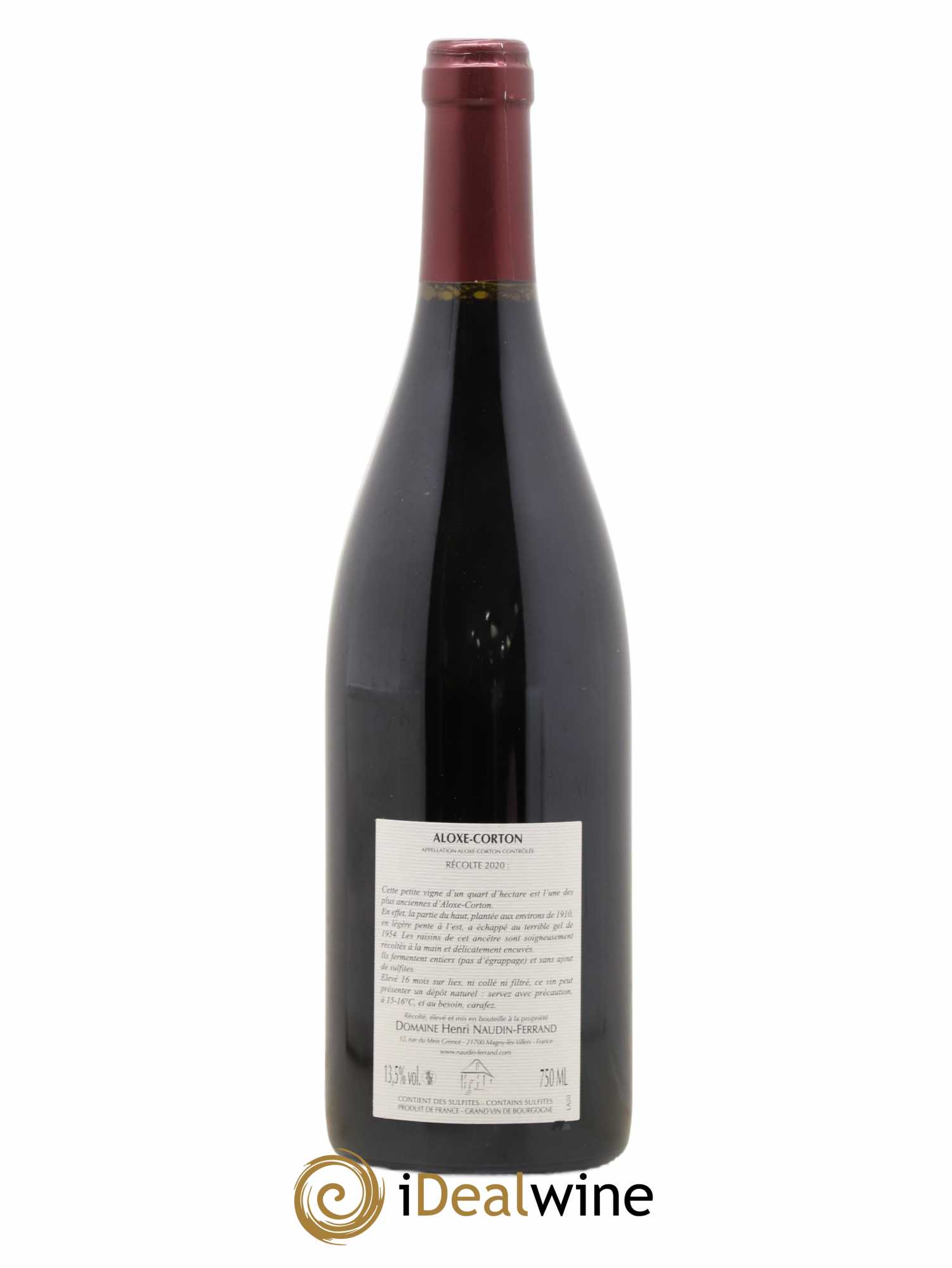 Aloxe-Corton Naudin-Ferrand (Domaine) 2020 - Lot de 1 bouteille - 1
