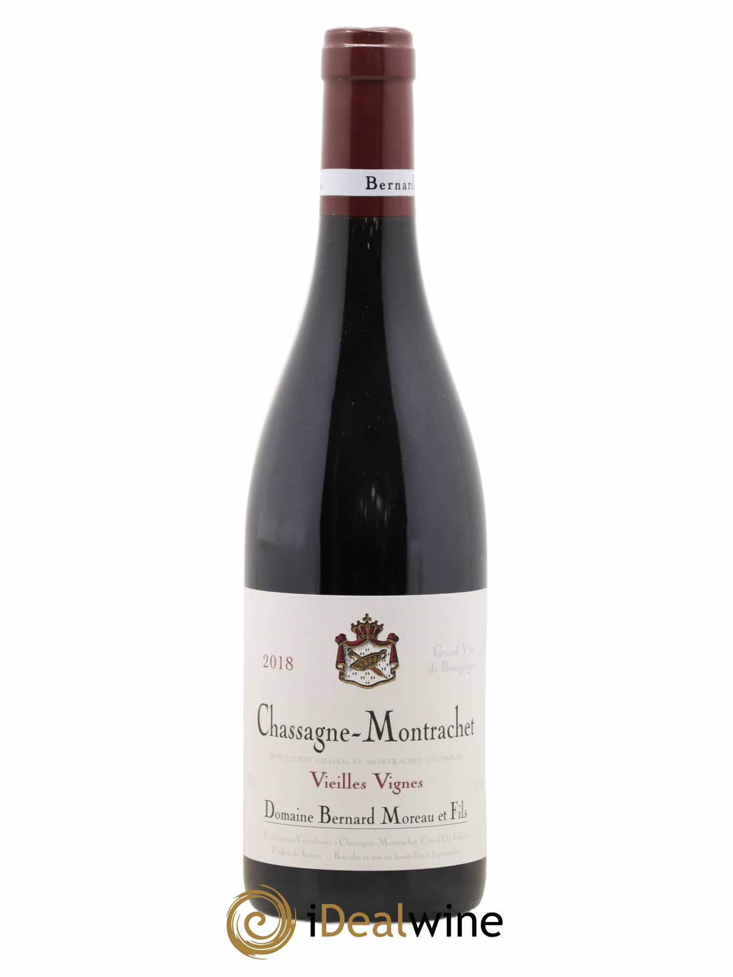 Chassagne-Montrachet Vieilles Vignes Bernard Moreau et Fils 2018 - Posten von 1 Flasche - 0