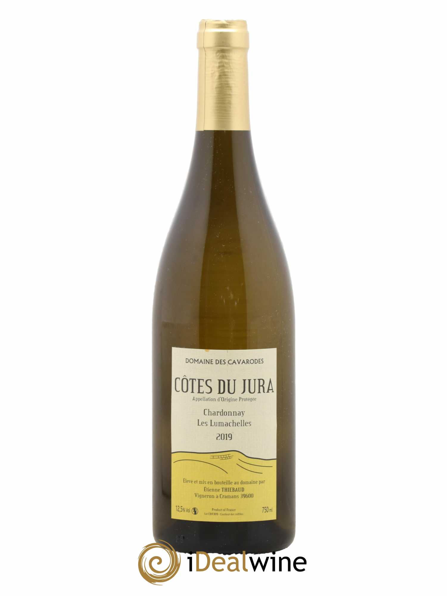 Côtes du Jura Chardonnay Les Lumachelles Cavarodes (Domaine des) - Etienne Thiébaud 2019 - Lot de 1 bouteille - 0