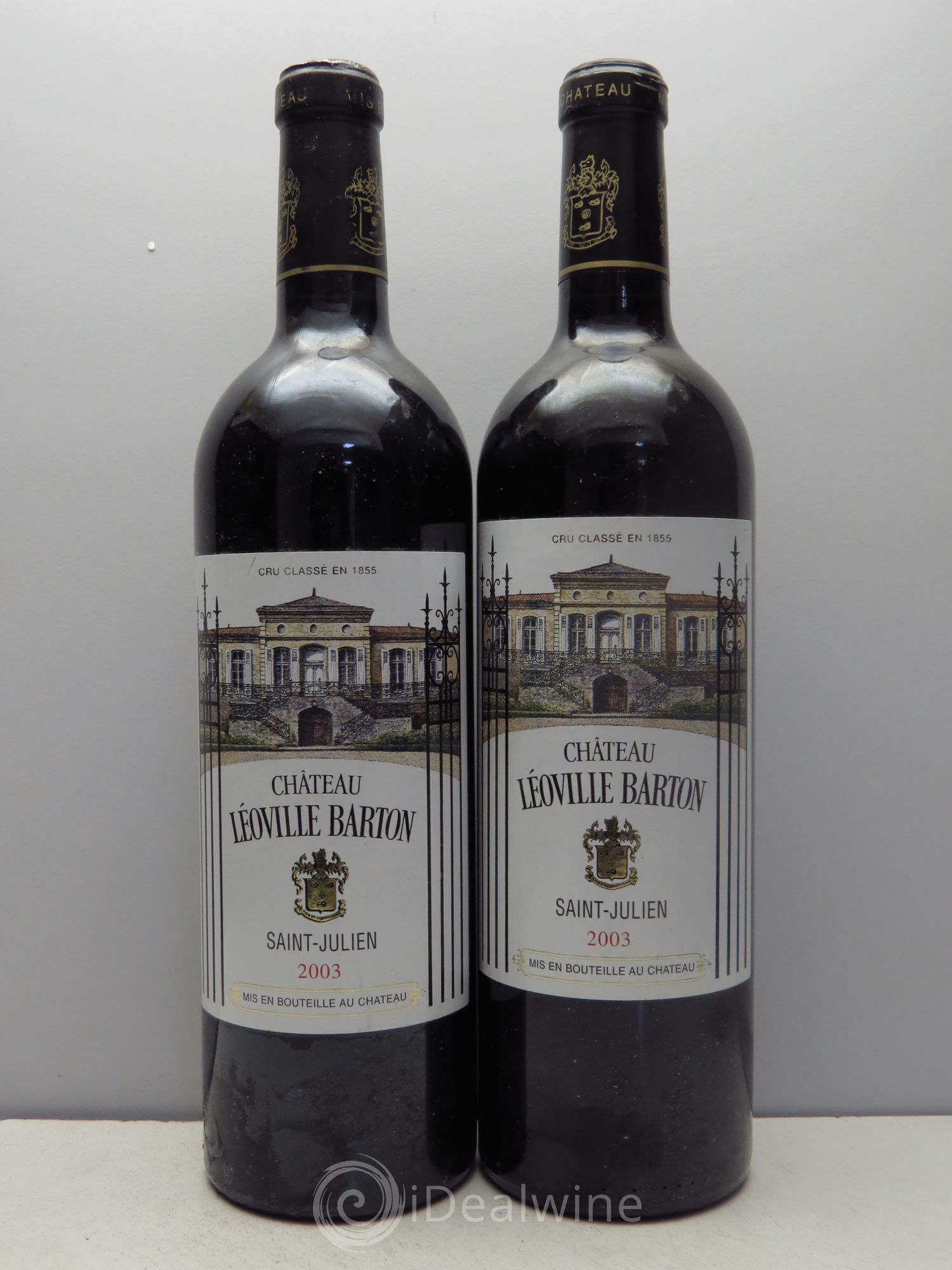 Château Léoville Barton 2ème Grand Cru Classé 2003 - Lot de 2 bouteilles - 0