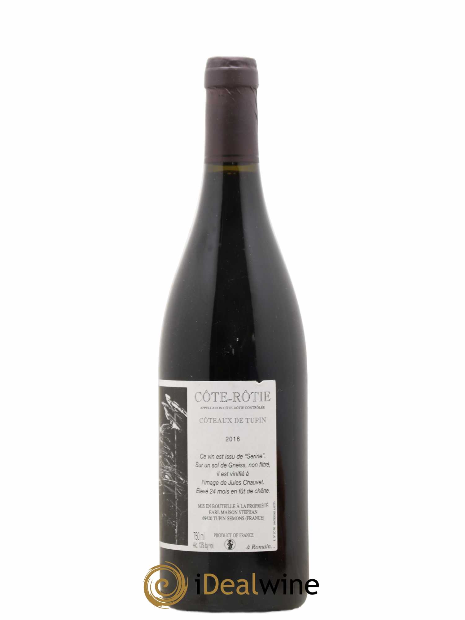 Côte-Rôtie Coteaux de Tupin Jean-Michel Stephan 2016 - Lot de 1 bouteille - 1