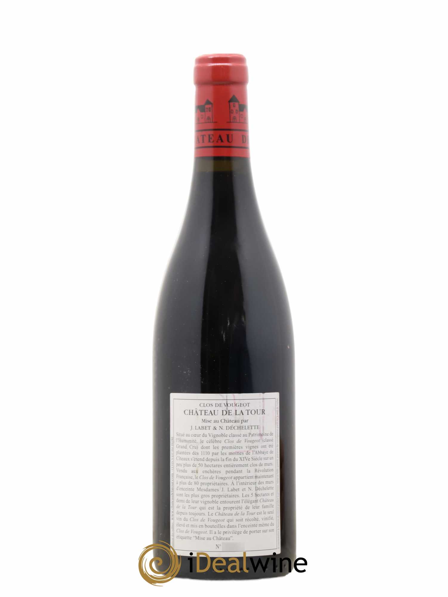 Clos de Vougeot Grand Cru Château de La Tour 2018 - Lot de 1 bouteille - 1