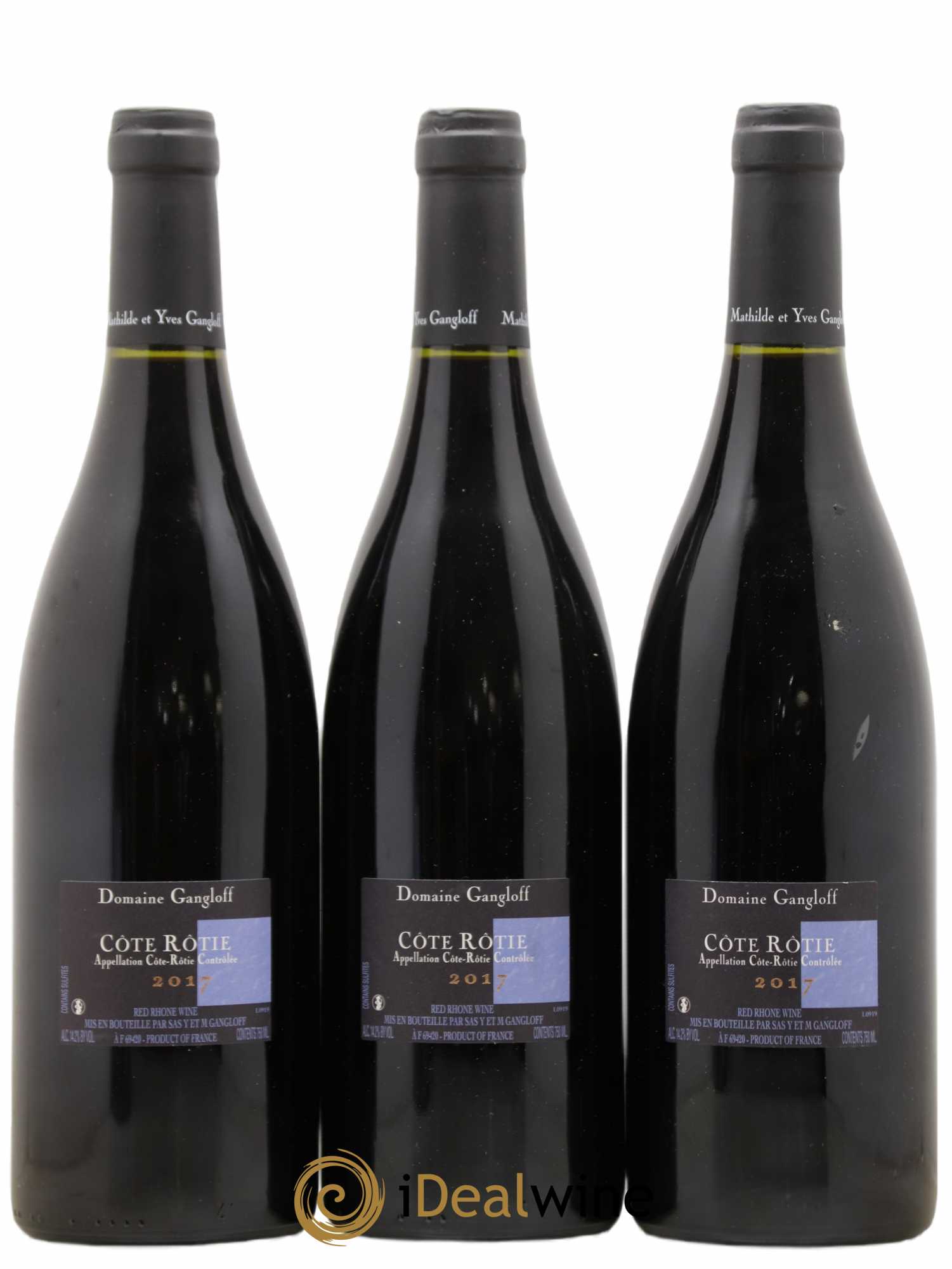 Côte-Rôtie La Barbarine Gangloff (Domaine) 2017 - Lot de 3 bouteilles - 1