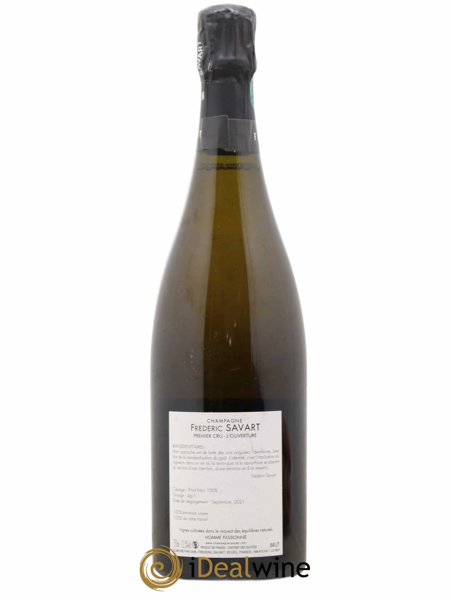 L'Ouverture 1er Cru Brut Savart - Lot de 1 bouteille - 1