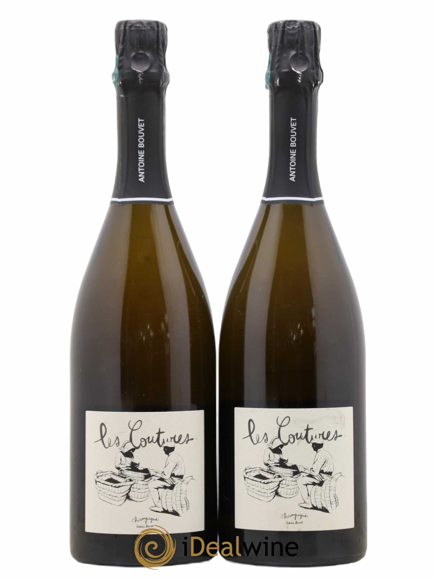 Les Coutures Extra-Brut Antoine Bouvet 2017 - Lot de 2 bouteilles - 0