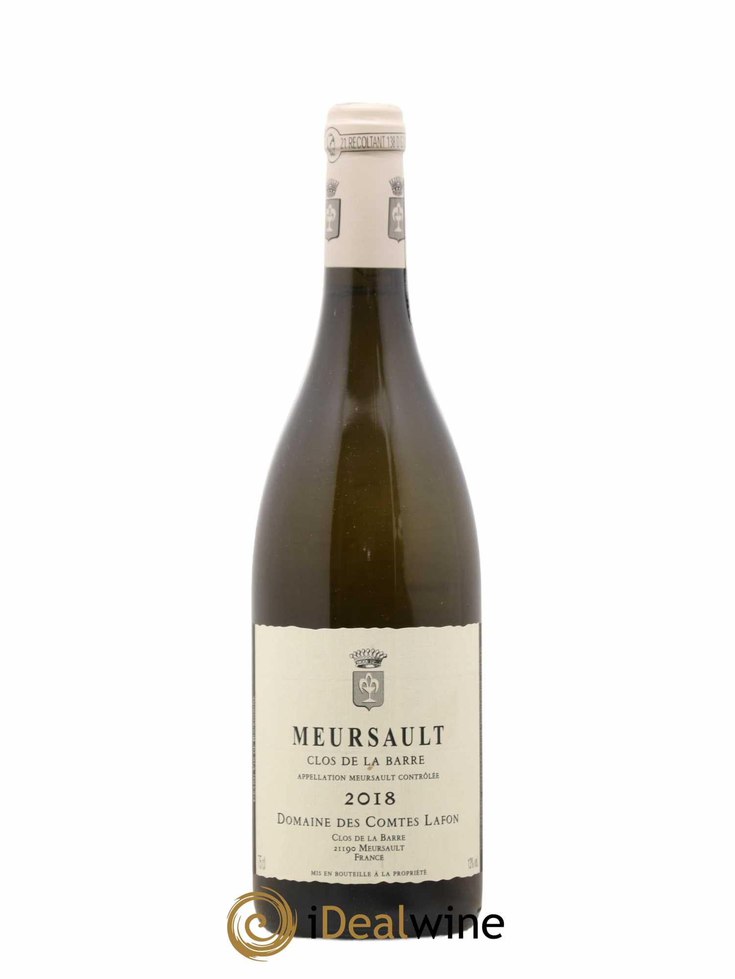 Meursault Clos de la Barre Comtes Lafon (Domaine des) 2018 - Lot de 1 bouteille - 0