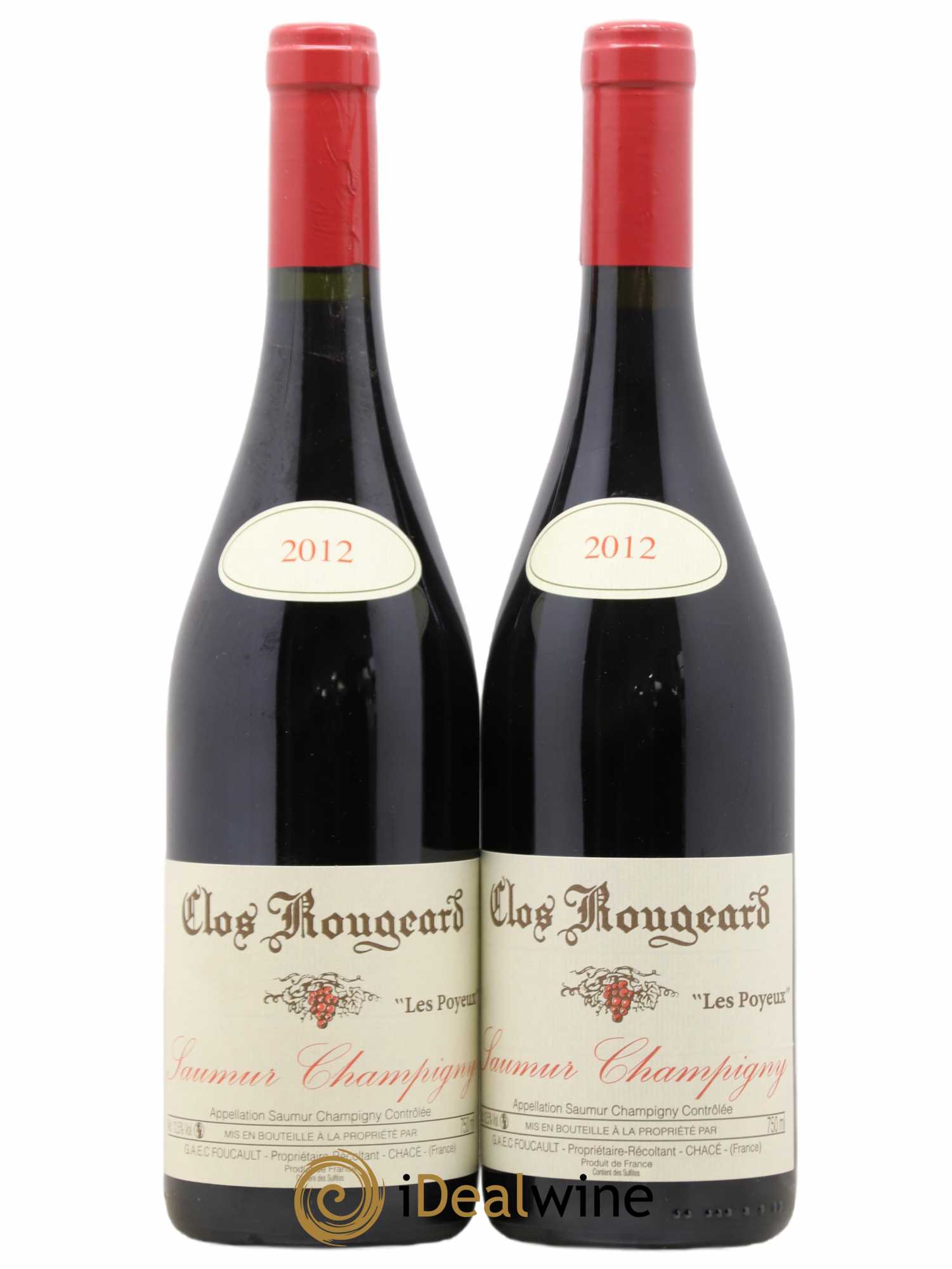 Saumur-Champigny Les Poyeux Clos Rougeard 2012 - Lot de 2 bouteilles - 0