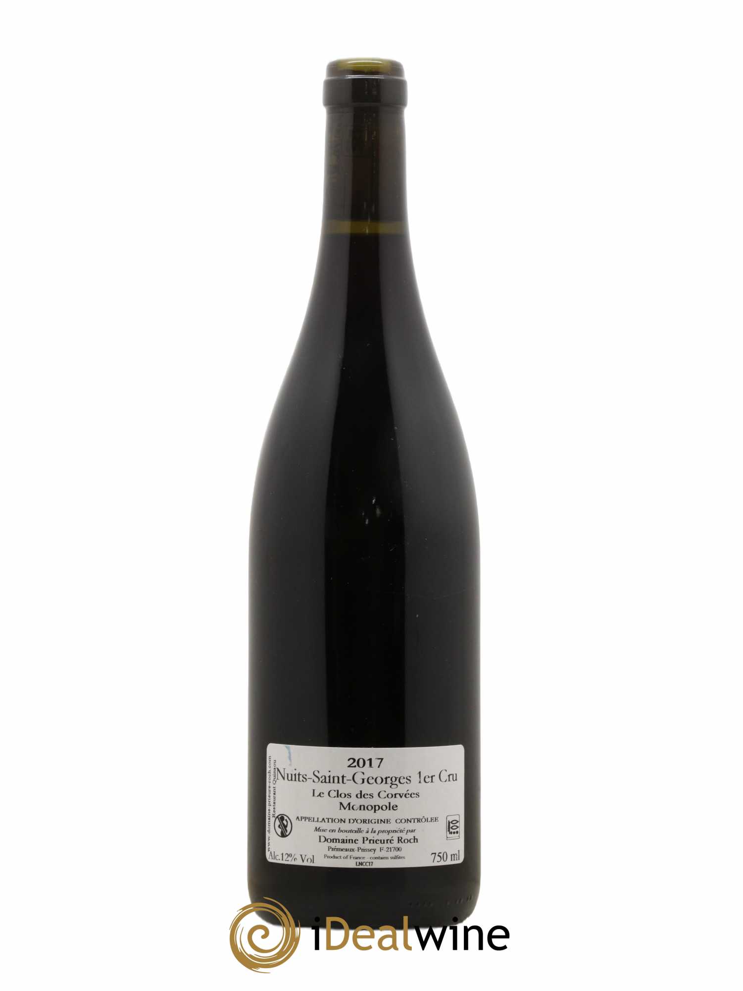 Nuits-Saint-Georges 1er Cru Le Clos des Corvées Prieuré Roch (sans prix de réserve) 2017 - Lot de 1 bouteille - 1