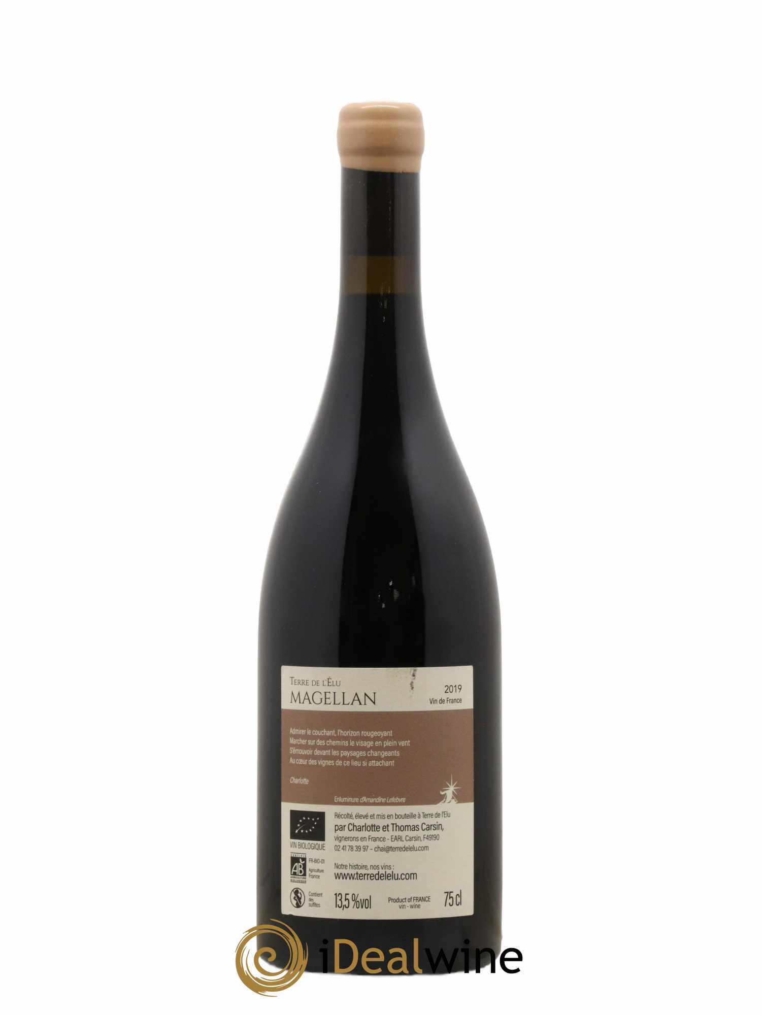 Vin de France Magellan Terre de l'Elu (Clos de L'Elu) (sans prix de réserve) 2019 - Lot de 1 bouteille - 1