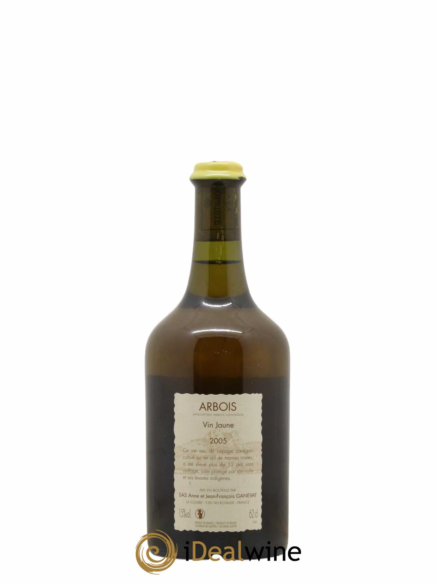 Arbois Vin Jaune Anne et Jean François Ganevat 2005 - Lot de 1 bouteille - 1