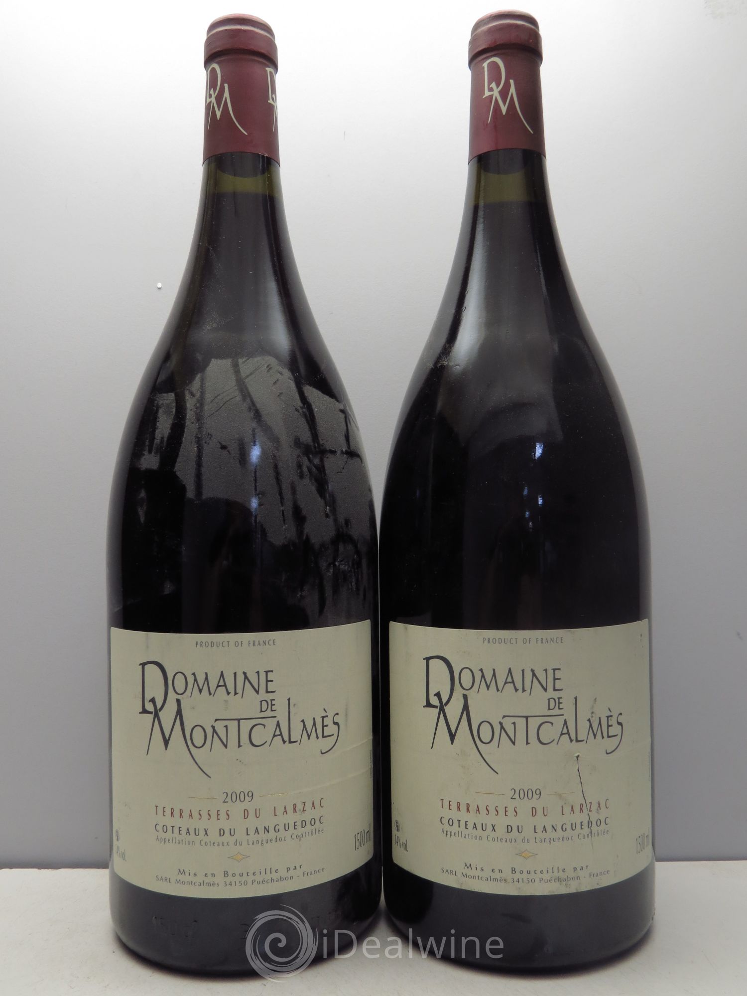 Terrasses du Larzac Domaine de Montcalmès Frédéric Pourtalié 2009 - Posten von 2 Magnum - 0