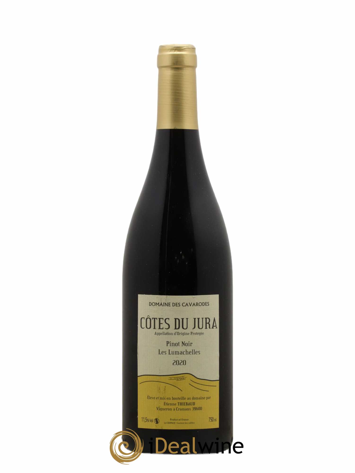 Côtes du Jura Pinot Noir Les Lumachelles Cavarodes (Domaine des) - Etienne Thiébaud 2020 - Lot de 1 bouteille - 0