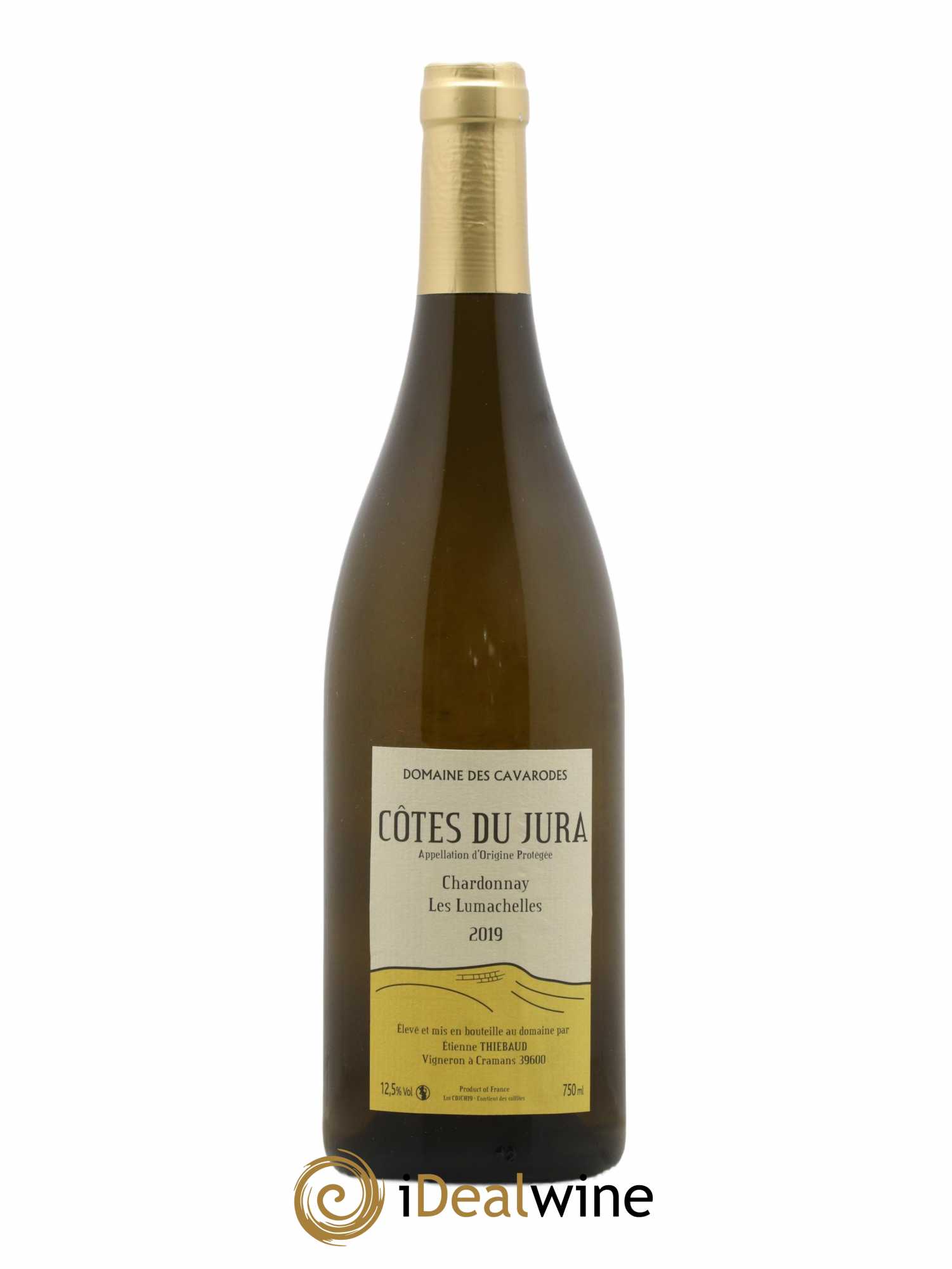 Côtes du Jura Chardonnay Les Lumachelles Cavarodes (Domaine des) - Etienne Thiébaud 2019 - Lot de 1 bouteille - 0
