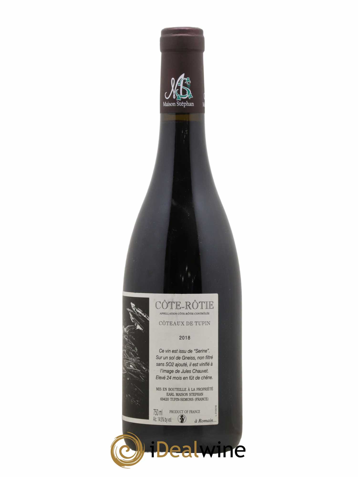 Côte-Rôtie Coteaux de Tupin Jean-Michel Stephan 2018 - Lot de 1 bouteille - 1