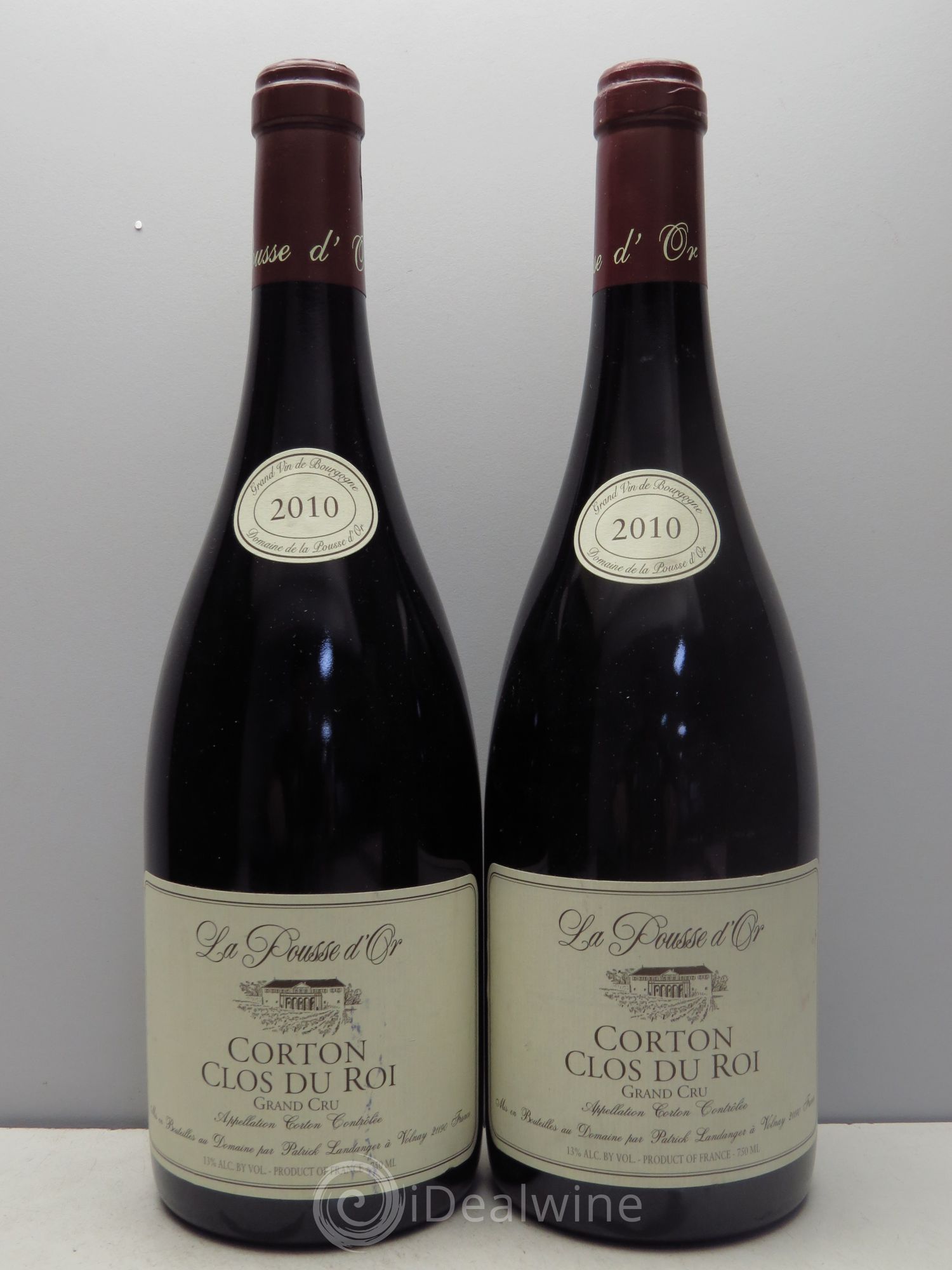 Corton Grand Cru Clos du Roi La Pousse d'Or (Domaine de) 2010 - Lot de 2 bouteilles - 0