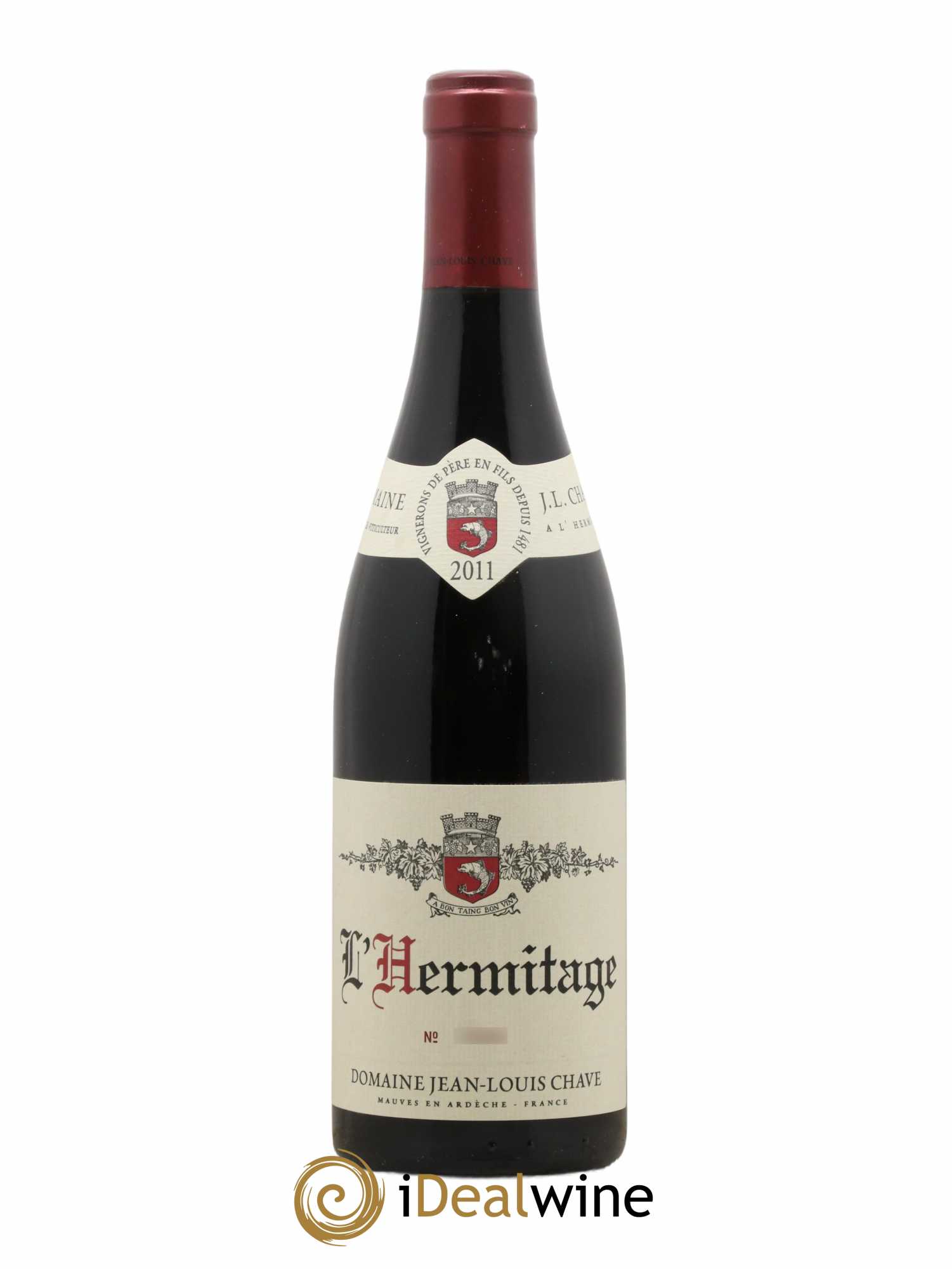 Hermitage Jean-Louis Chave (sans prix de réserve) 2011 - Lot de 1 bouteille - 0
