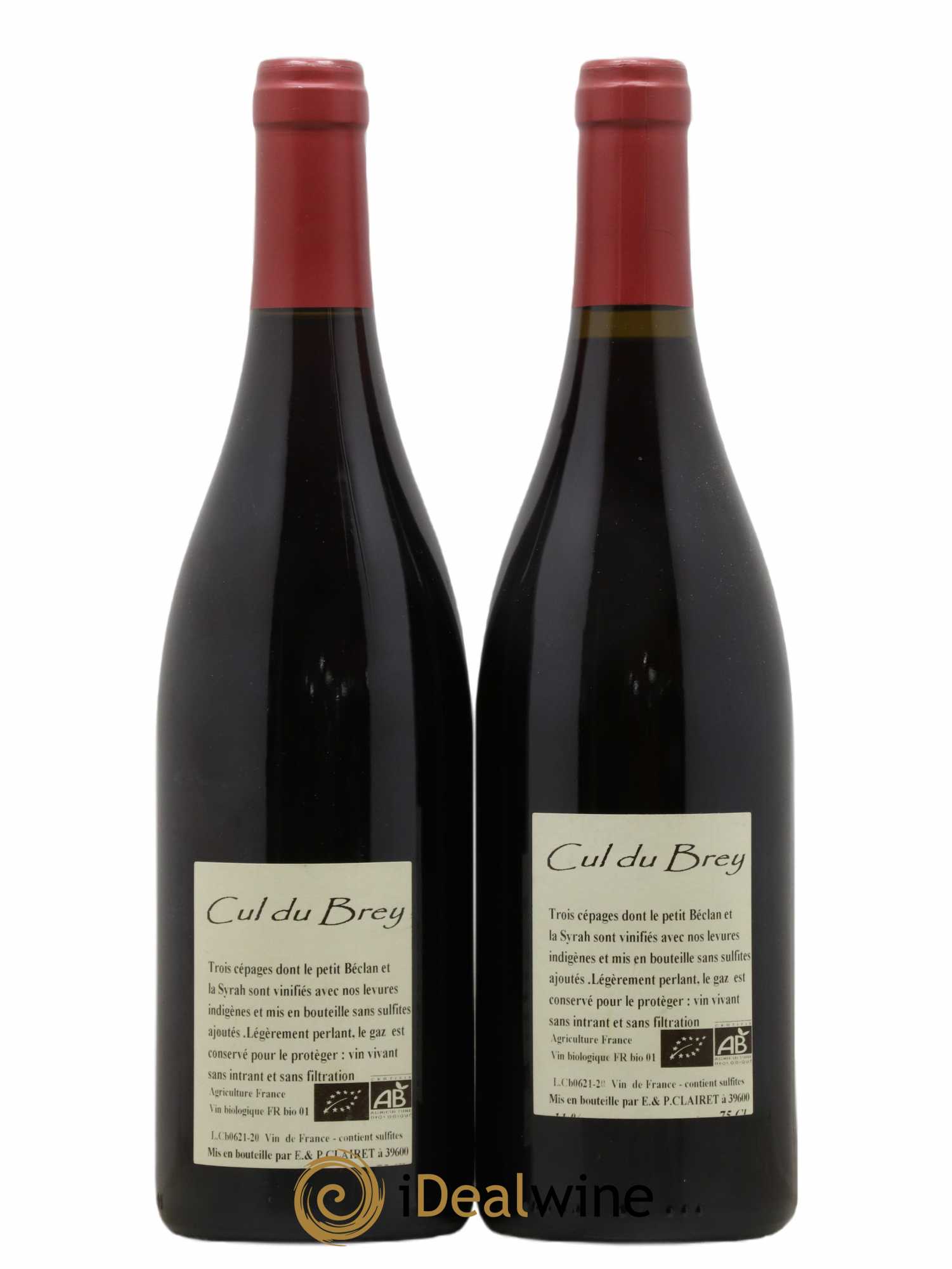 Vin de France Cul du Brey Domaine de la Tournelle - Posten von 2 Flaschen - 1