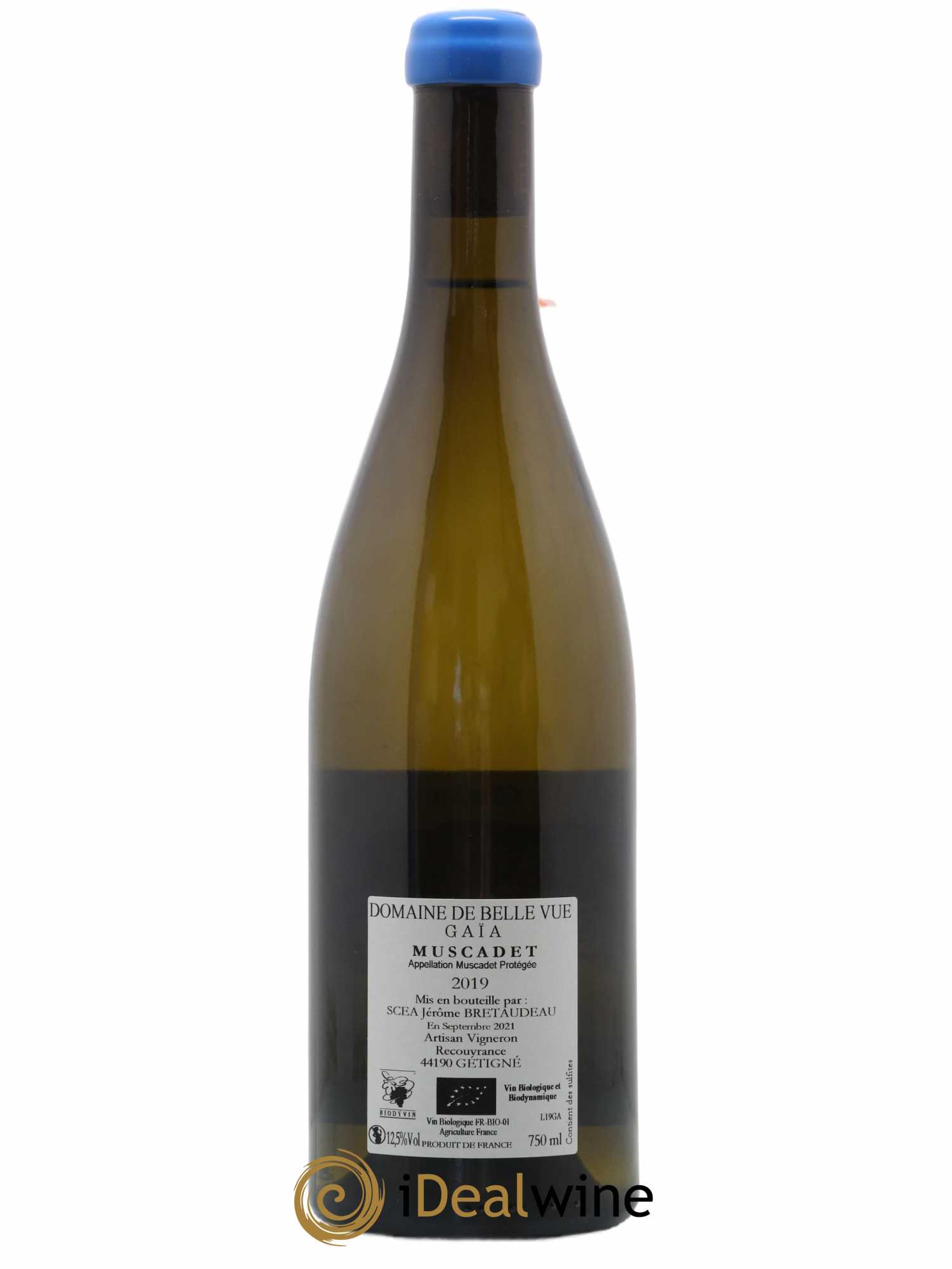 Muscadet-Sèvre-et-Maine Gaia Jérôme Bretaudeau - Domaine de Bellevue (no reserve) 2019 - Lot of 1 bottle - 1
