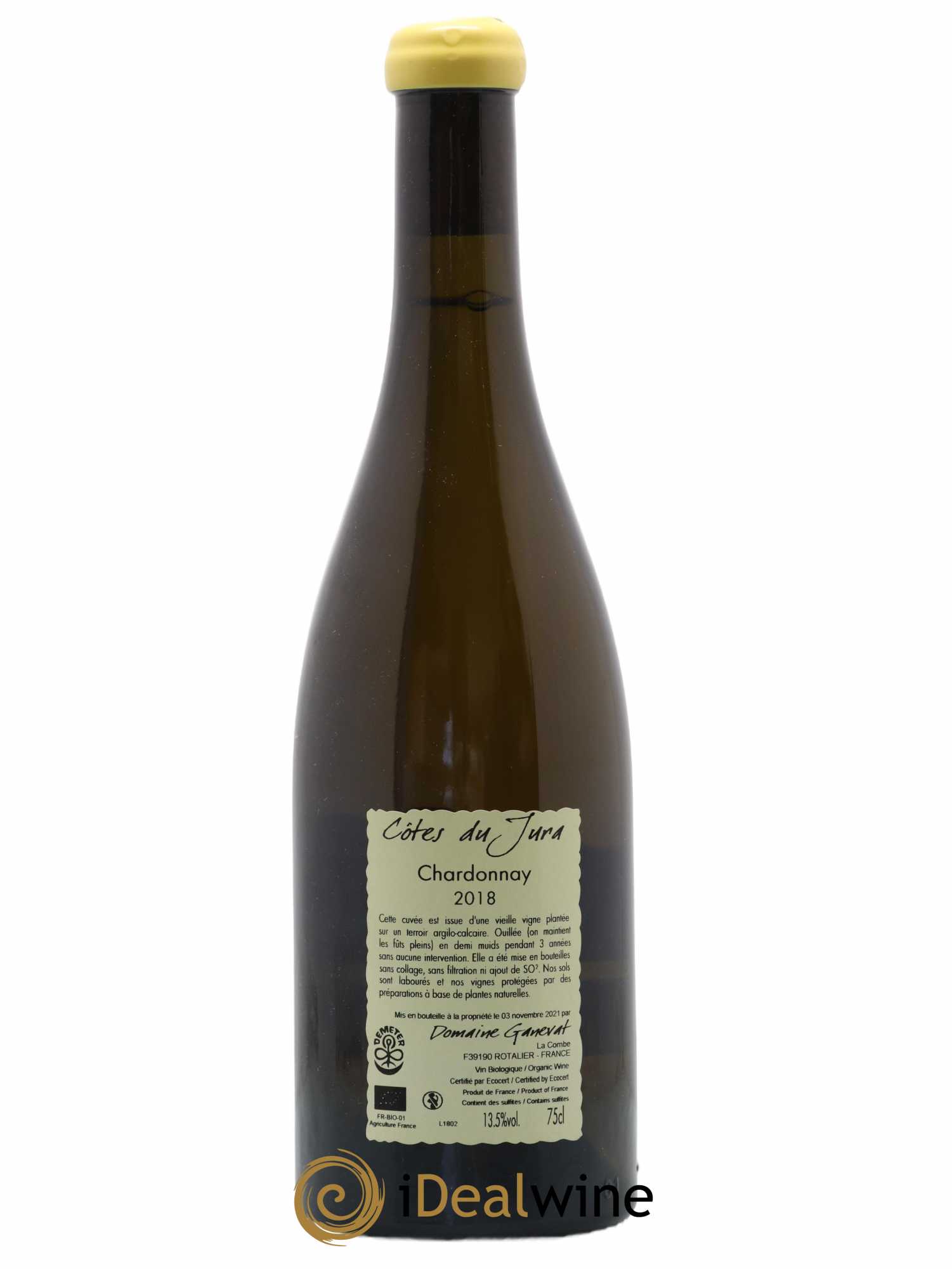 Côtes du Jura Les Chamois du Paradis Jean-François Ganevat (Domaine)  (no reserve) 2018 - Lot of 1 bottle - 1