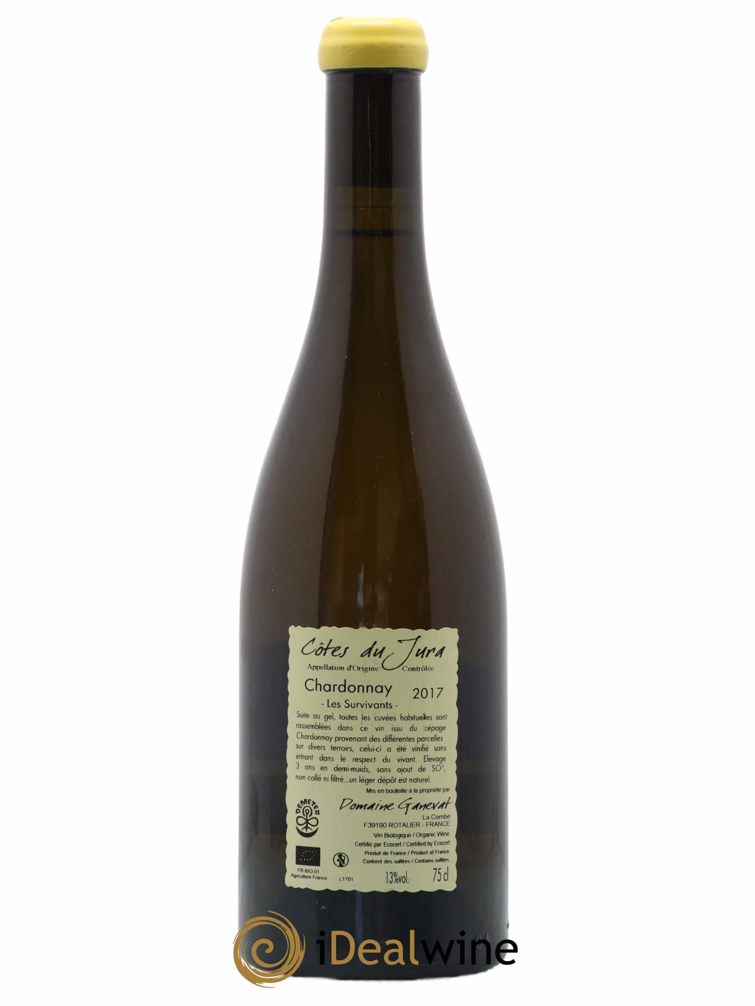 Côtes du Jura Les Survivants Jean-François Ganevat (Domaine) (no reserve) 2017 - Lot of 1 bottle - 1