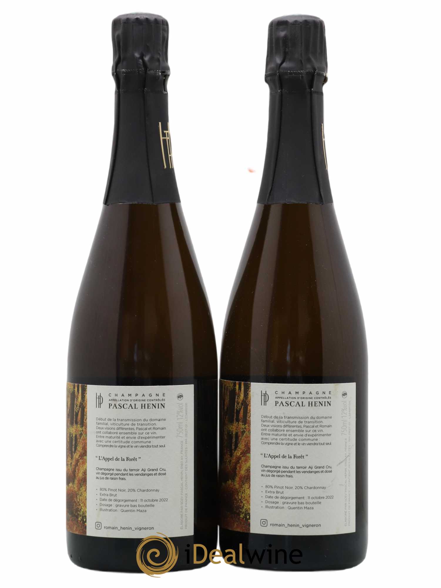 L'Appel de la Fôret Romain Henin - Lot de 2 bouteilles - 1