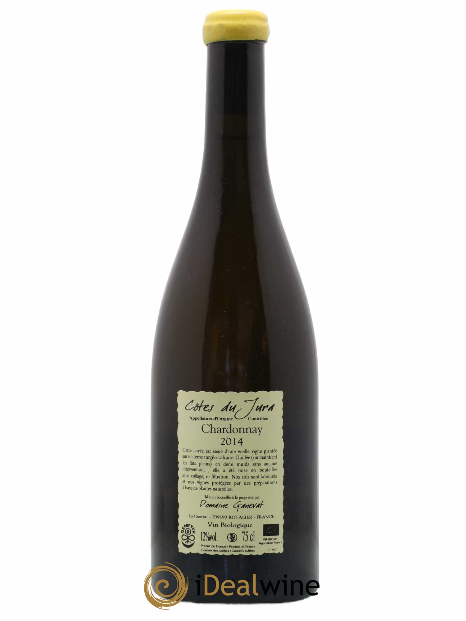Côtes du Jura Les Chamois du Paradis Jean-François Ganevat (Domaine) 2014 - Lot de 1 bouteille - 1