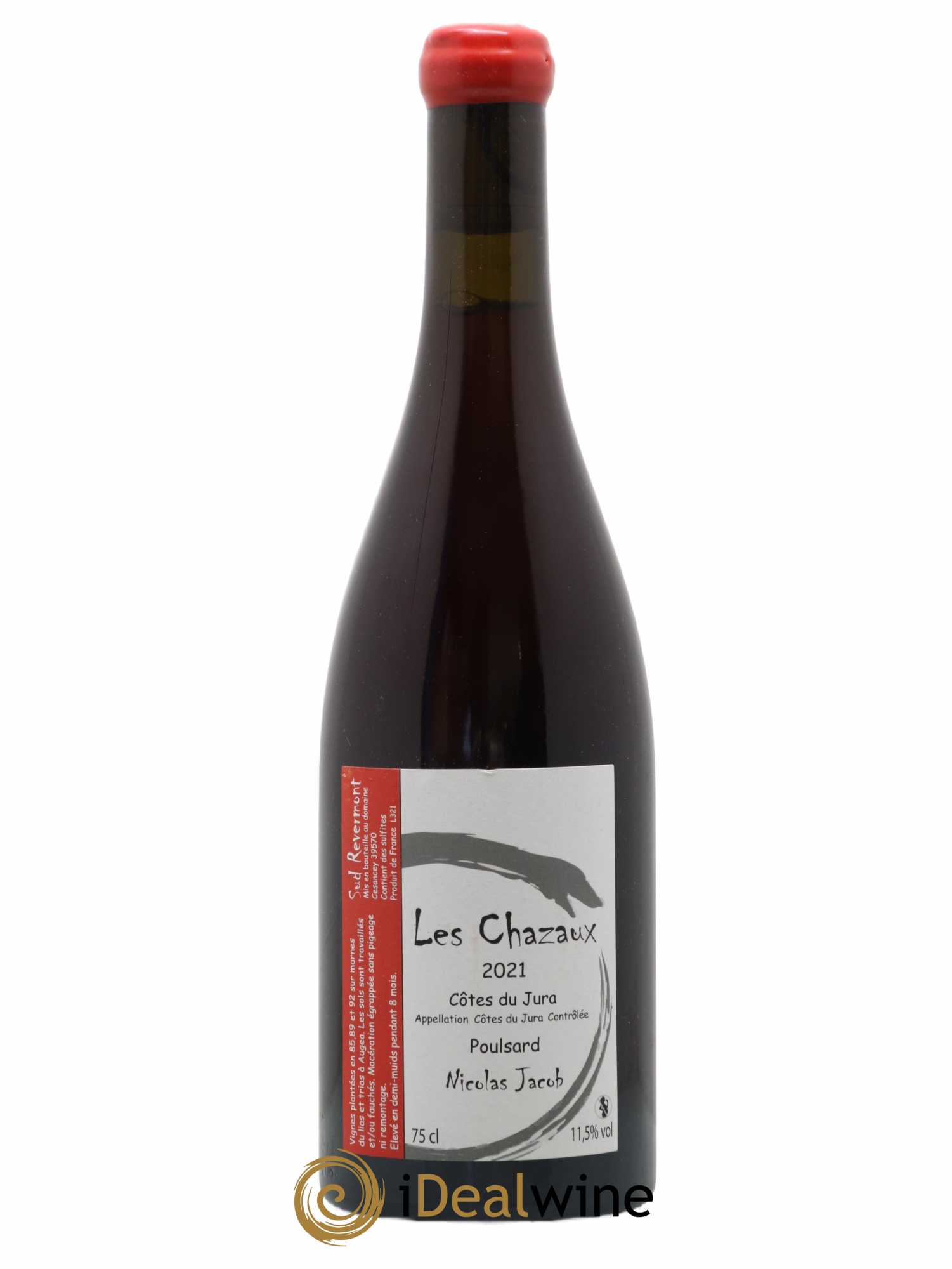 Côtes du Jura Poulsard Les Chazaux Nicolas Jacob 2021 - Lot de 1 bouteille - 0