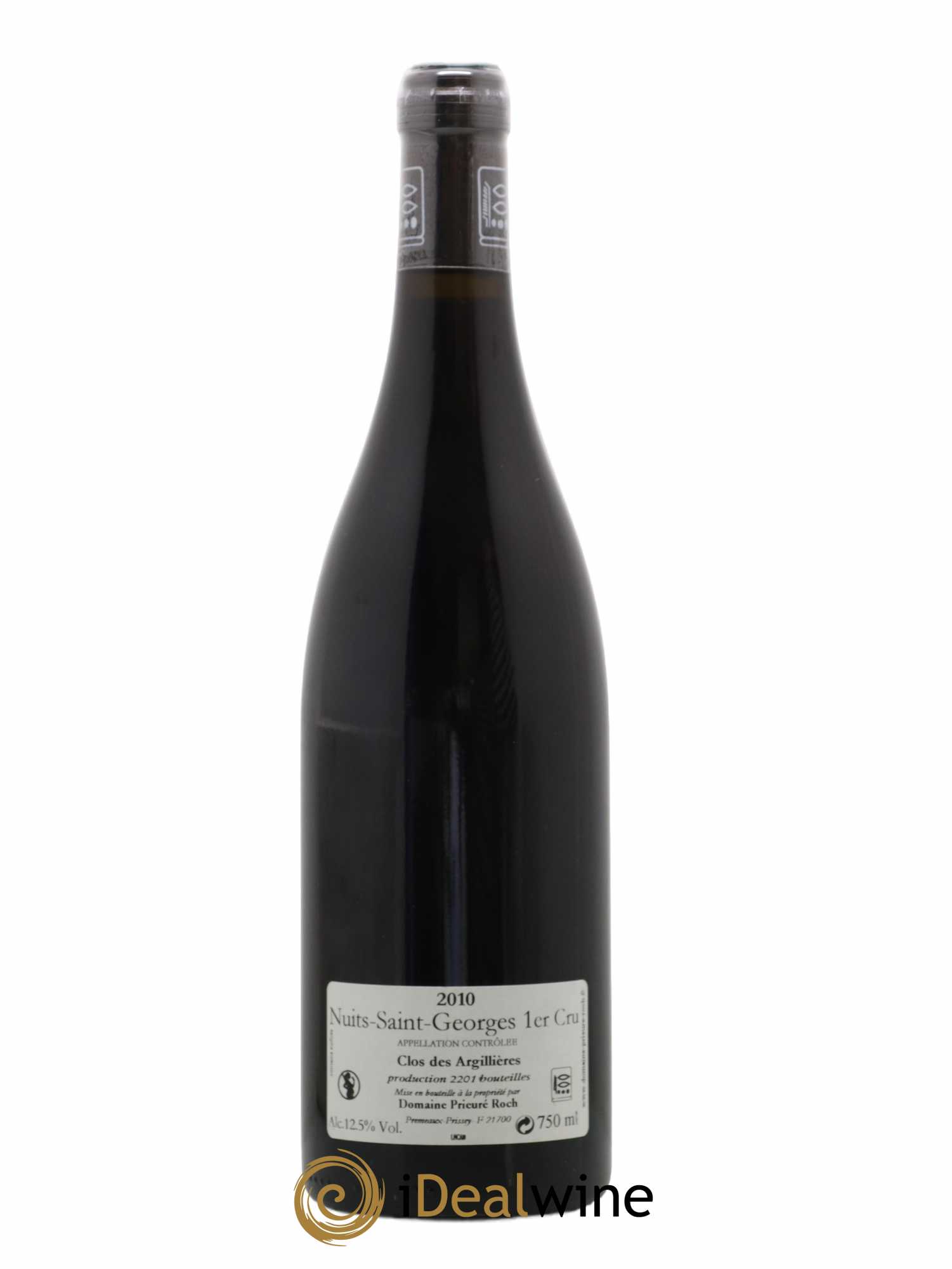 Nuits-Saint-Georges 1er Cru Clos des Argillières Prieuré Roch (sans prix de réserve) 2010 - Lot de 1 bouteille - 1