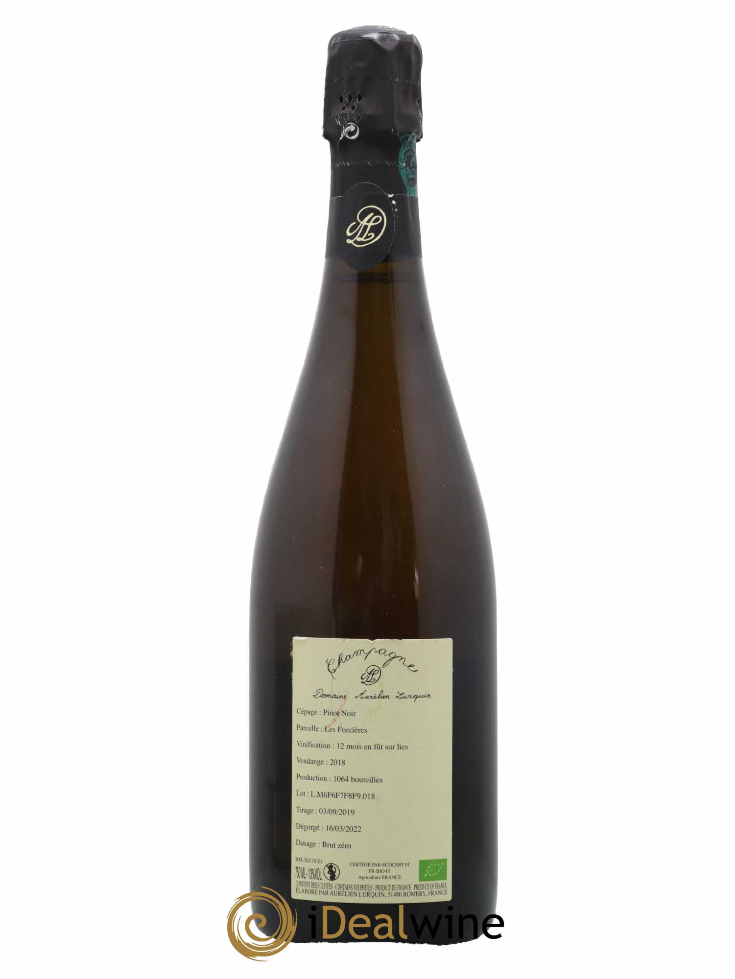 Pinot Noir Les Forcières Aurélien Lurquin 2018 - Lot de 1 bouteille - 1