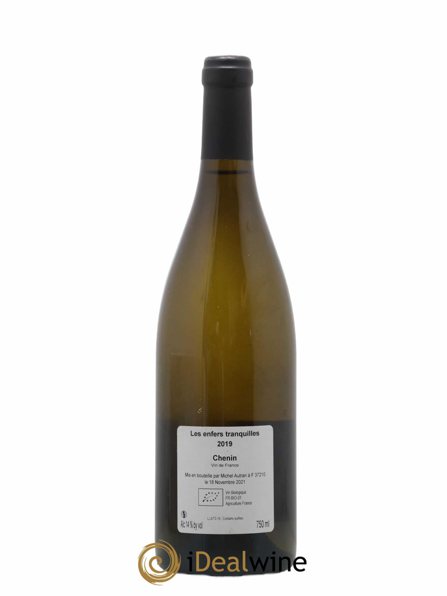 Vin de France Les Enfers Tranquilles Michel Autran 2019 - Lot de 1 bouteille - 1