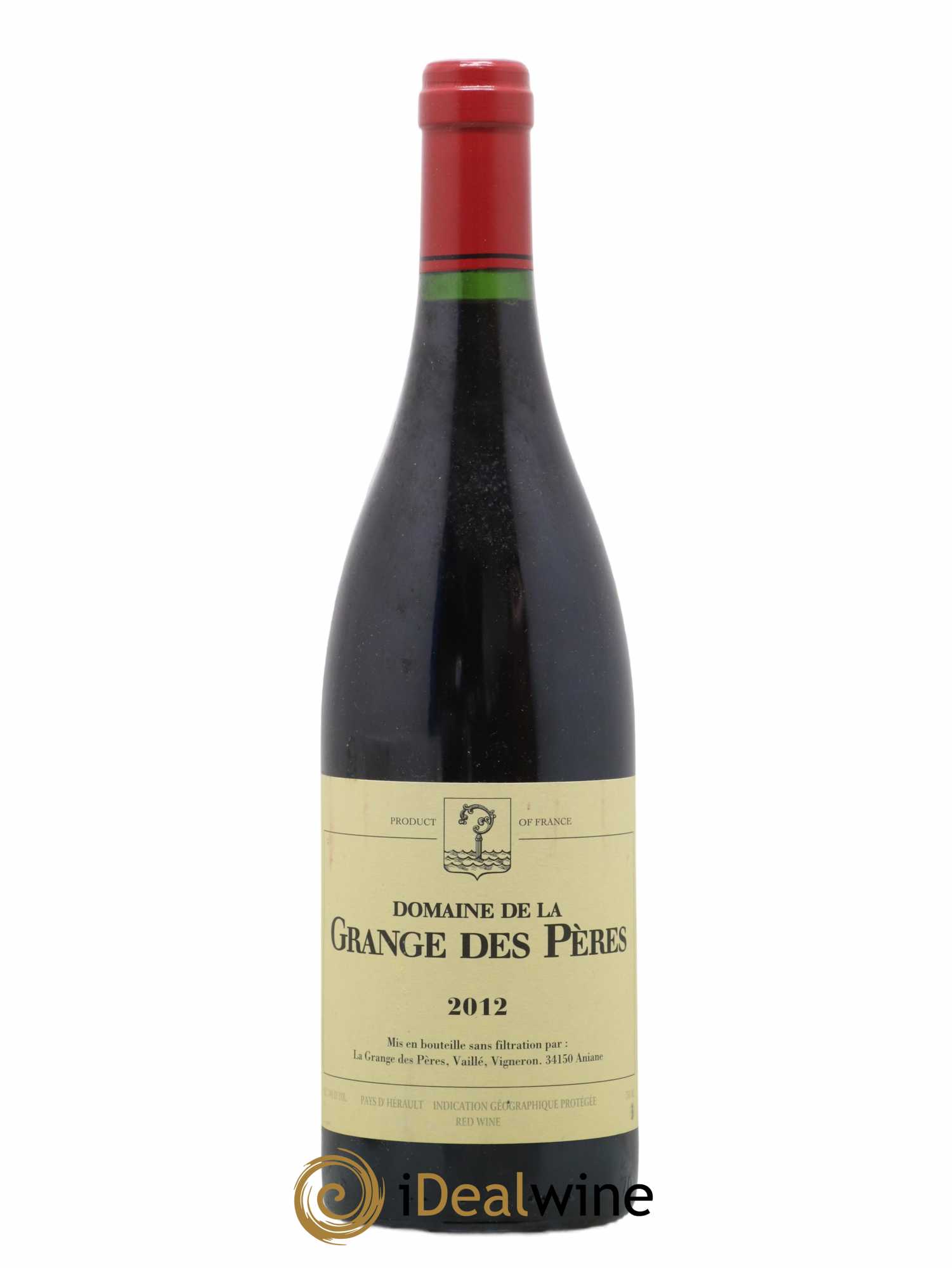 Pays d'Hérault Grange des Pères Laurent Vaillé 2012 - Lot de 1 bouteille - 0