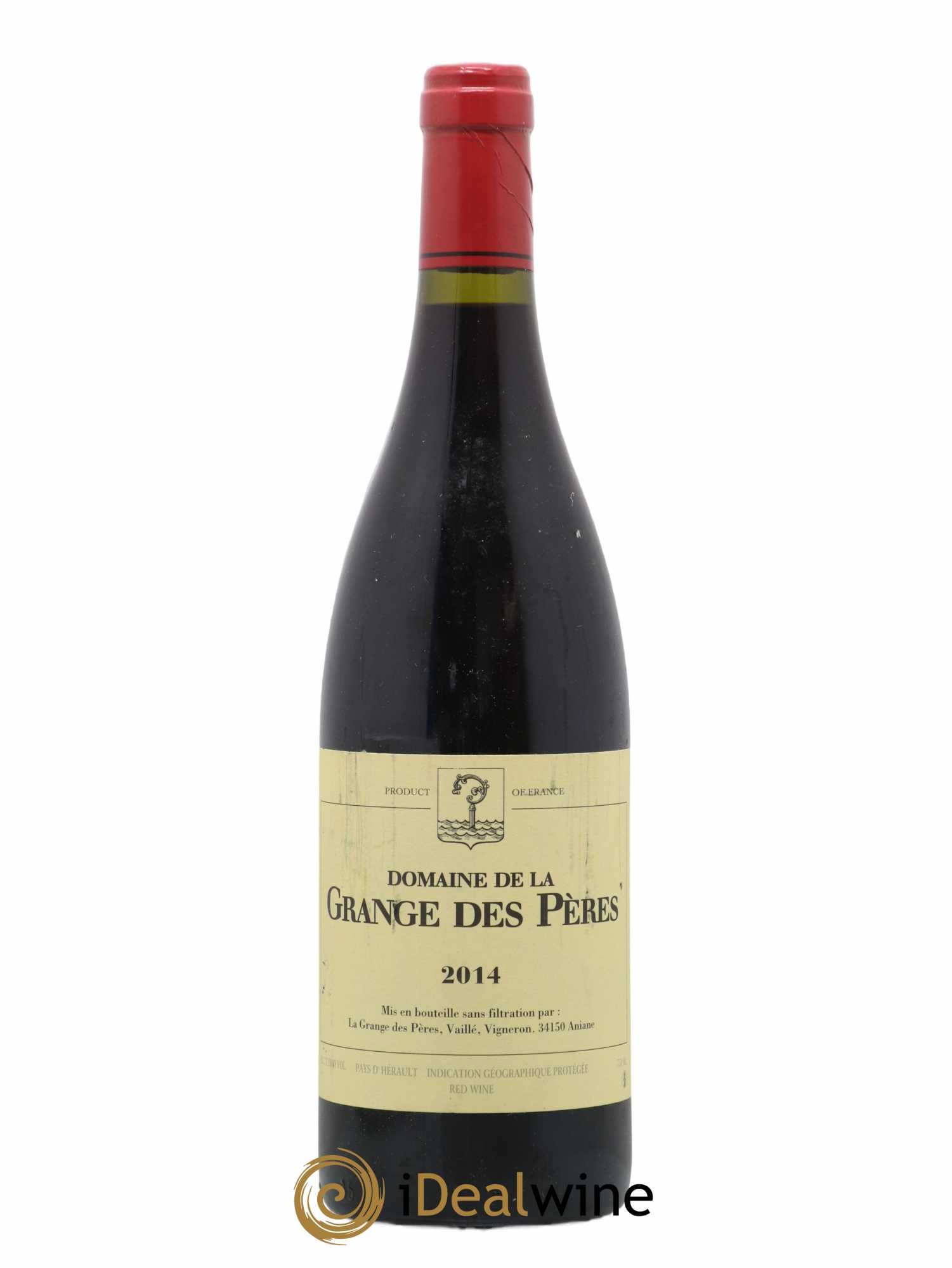 Pays d'Hérault Grange des Pères Laurent Vaillé 2014 - Lot of 1 bottle - 0