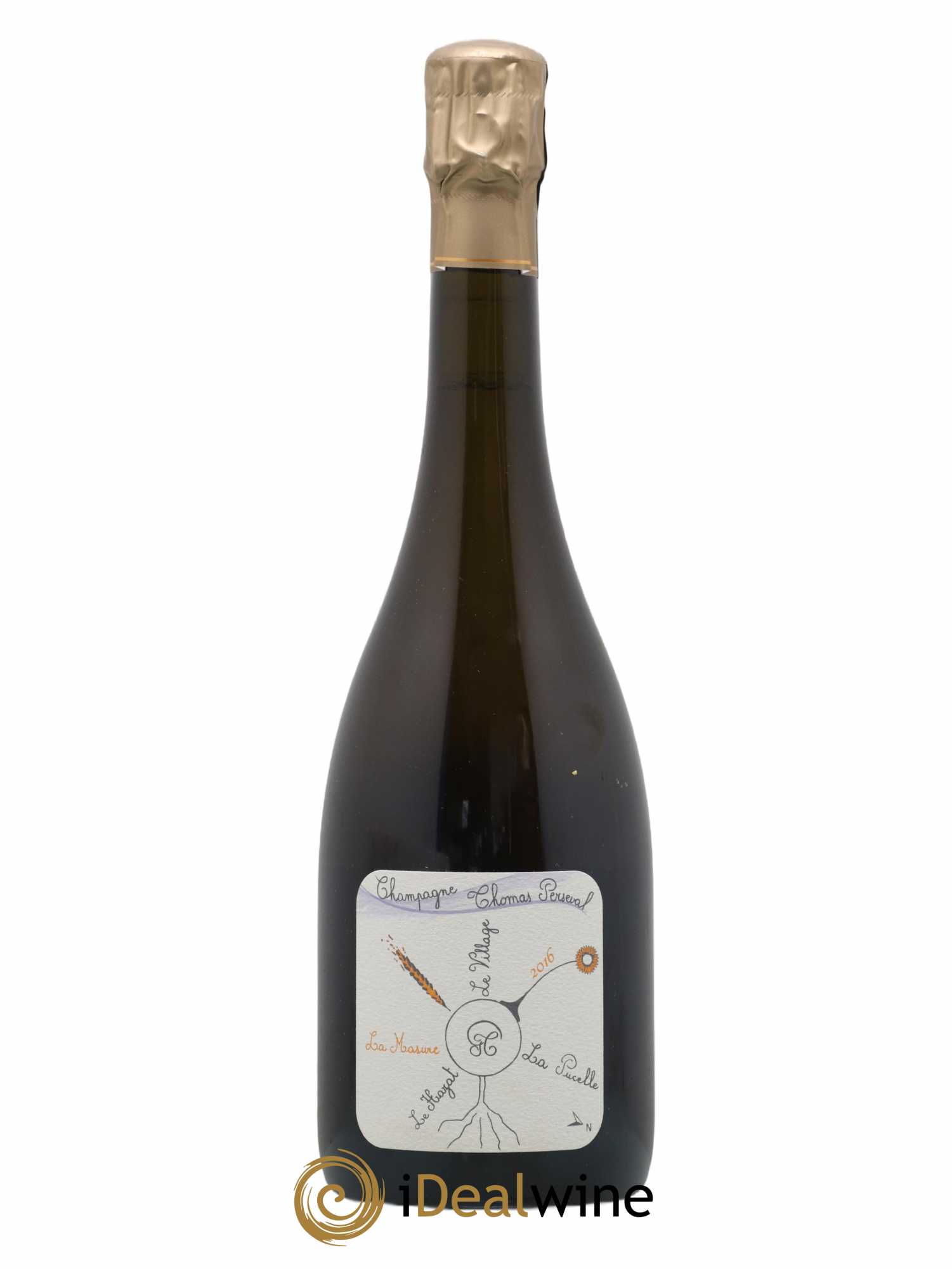Champagne La Masure Thomas Perseval (sans prix de réserve) 2016 - Lot de 1 bouteille - 0