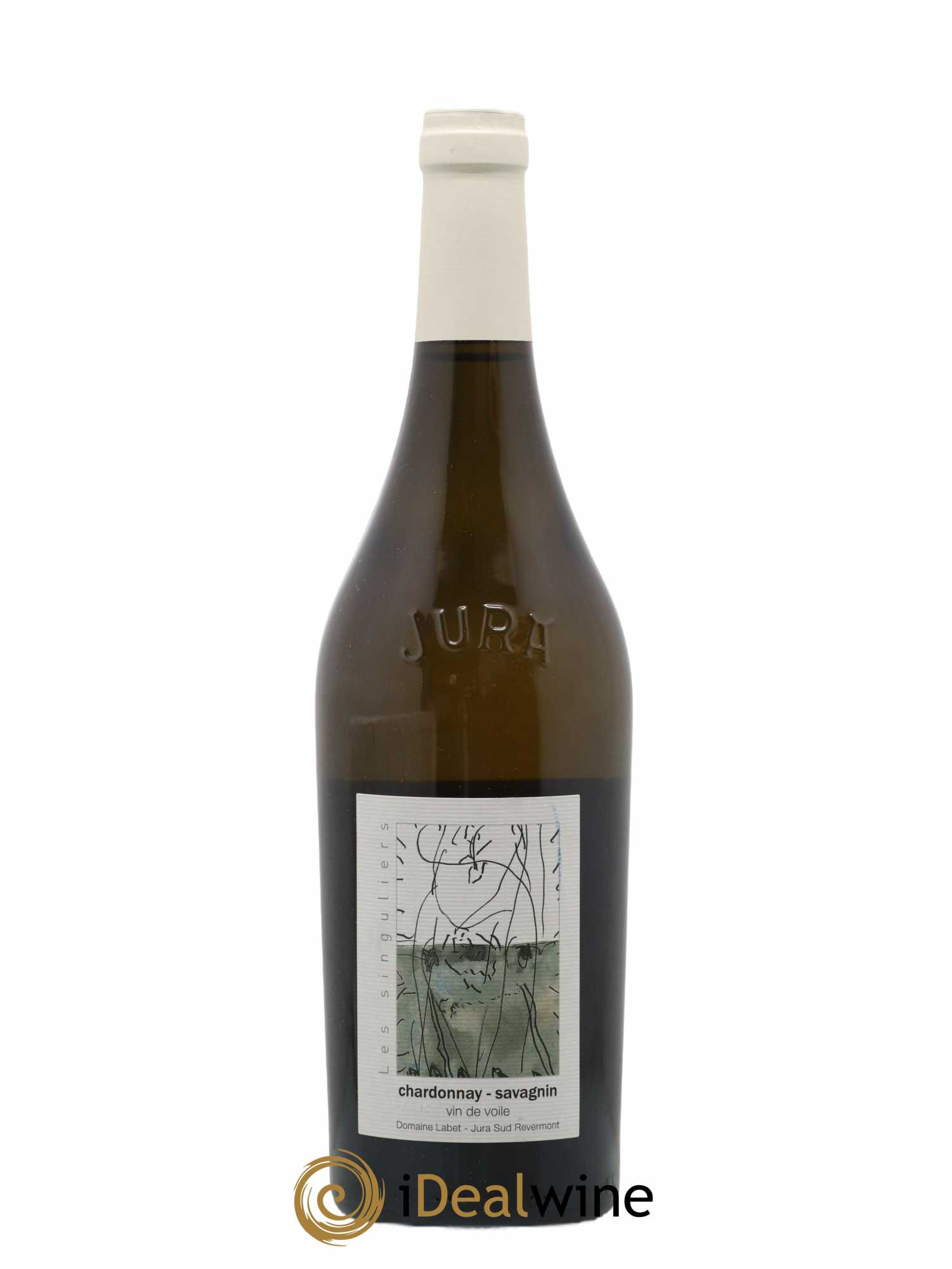 Côtes du Jura Vin de Voile Chardonnay-Savagnin cuvée de garde Romain - Julien - Charline Labet 2019 - Lot de 1 bouteille - 0