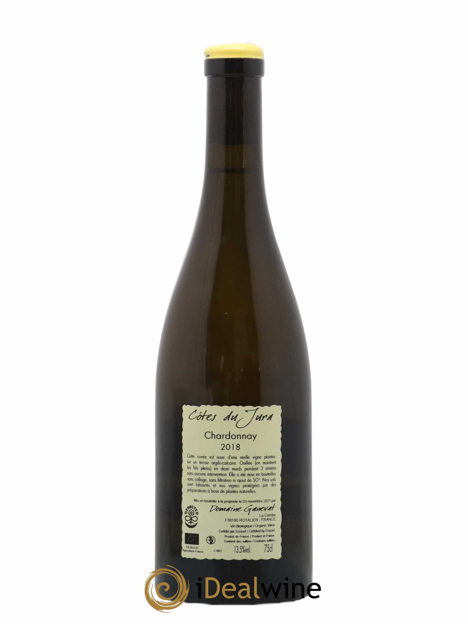 Côtes du Jura Les Chamois du Paradis Jean-François Ganevat (Domaine) (sans prix de réserve) 2018 - Lot de 1 bouteille - 1