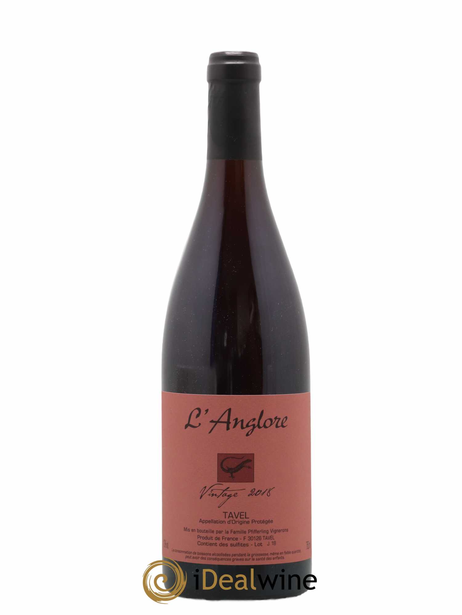 Tavel Vintage L'Anglore (senza prezzo di riserva) 2018 - Lotto di 1 bottiglia - 0