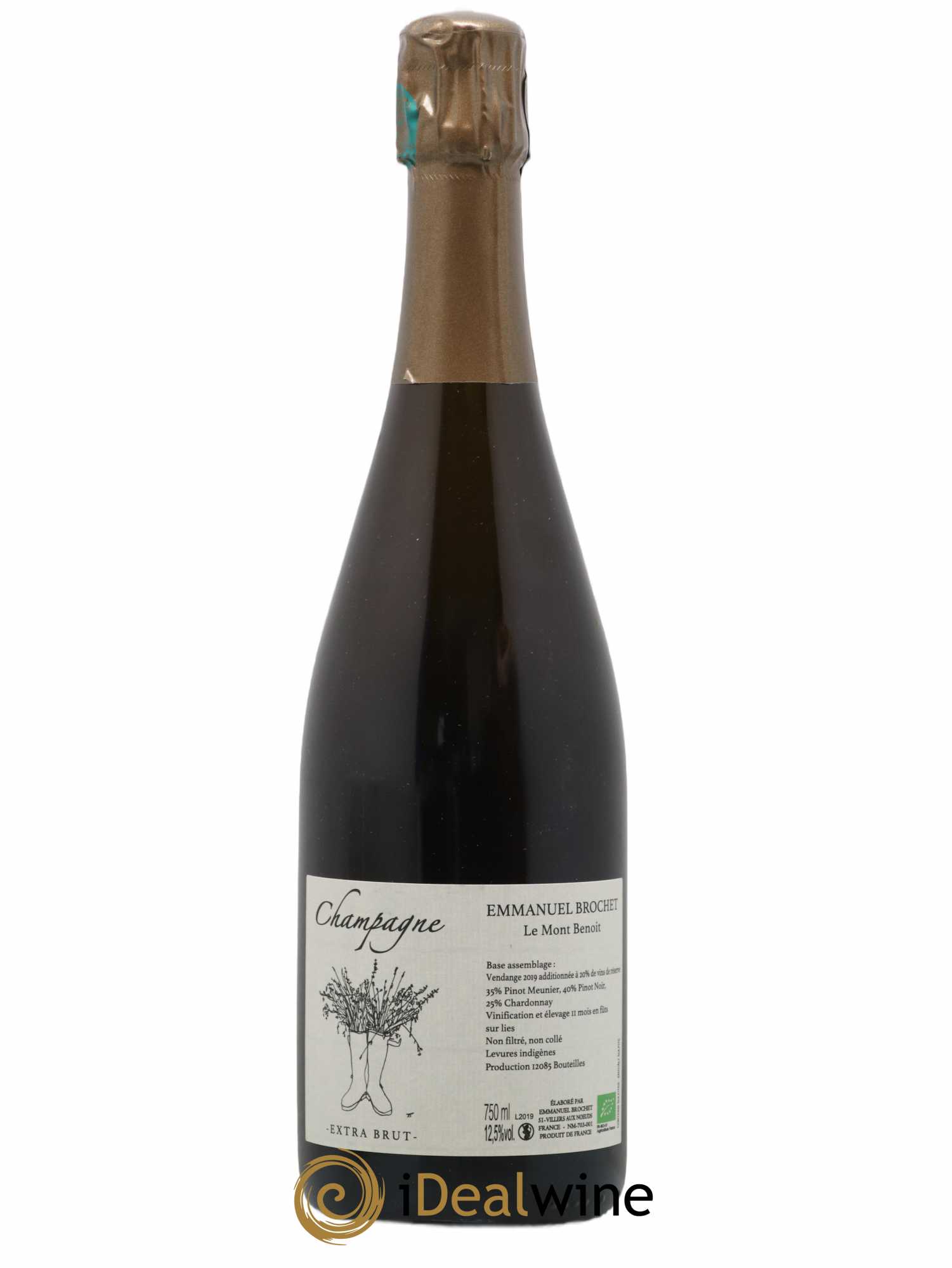 Le Mont Benoit Extra-Brut Emmanuel Brochet - Lot de 1 bouteille - 0