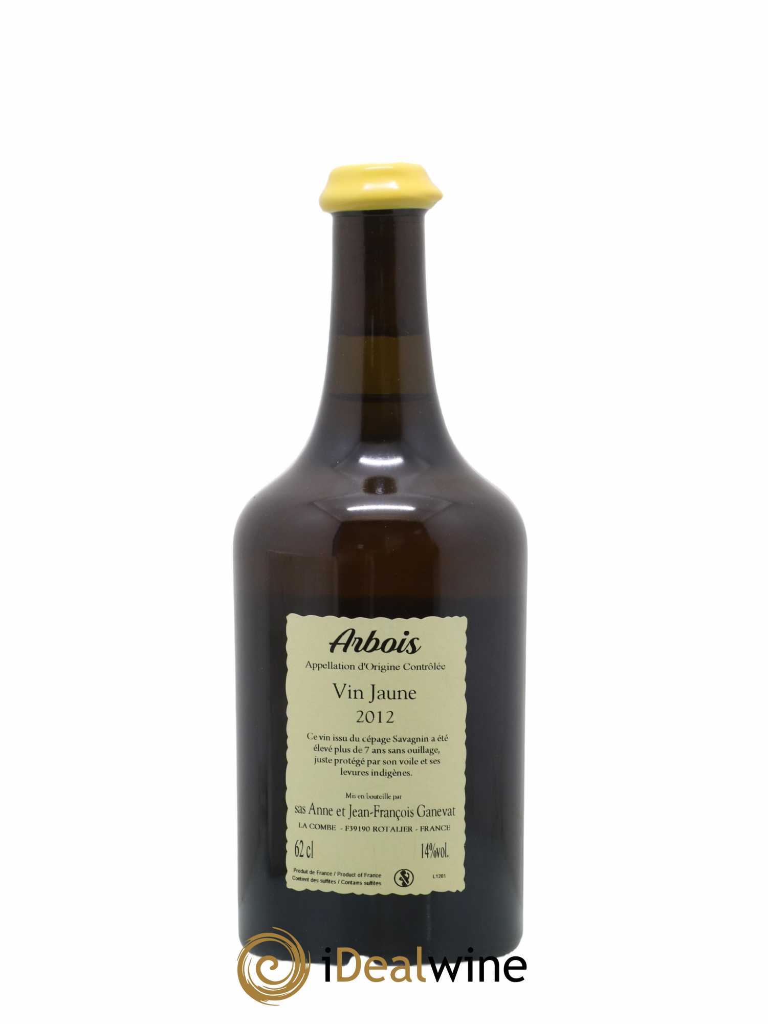 Arbois Vin Jaune Anne et Jean François Ganevat 2012 - Lot de 1 bouteille - 1
