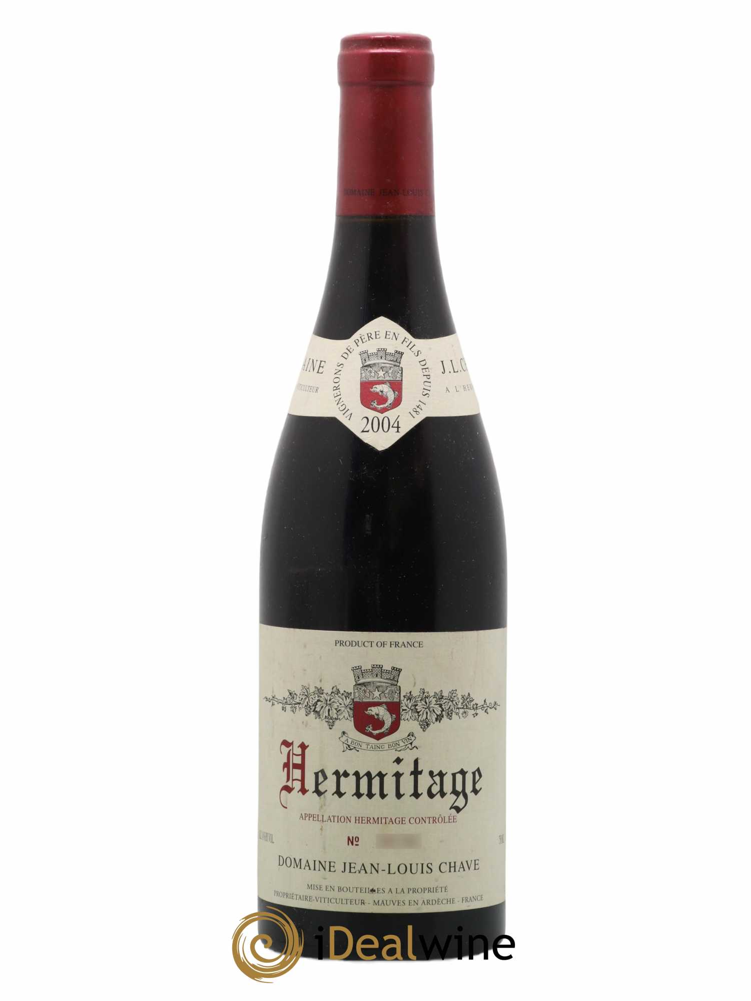 Hermitage Jean-Louis Chave (sans prix de réserve) 2004 - Lot de 1 bouteille - 0