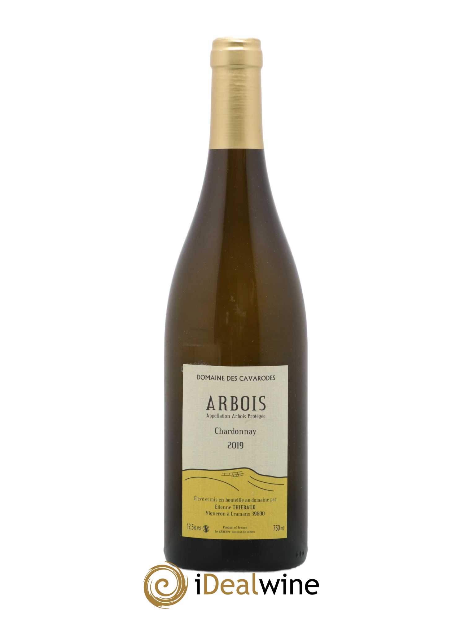 Arbois Chardonnay Cavarodes (Domaine des) - Etienne Thiébaud 2019 - Lot de 1 bouteille - 0